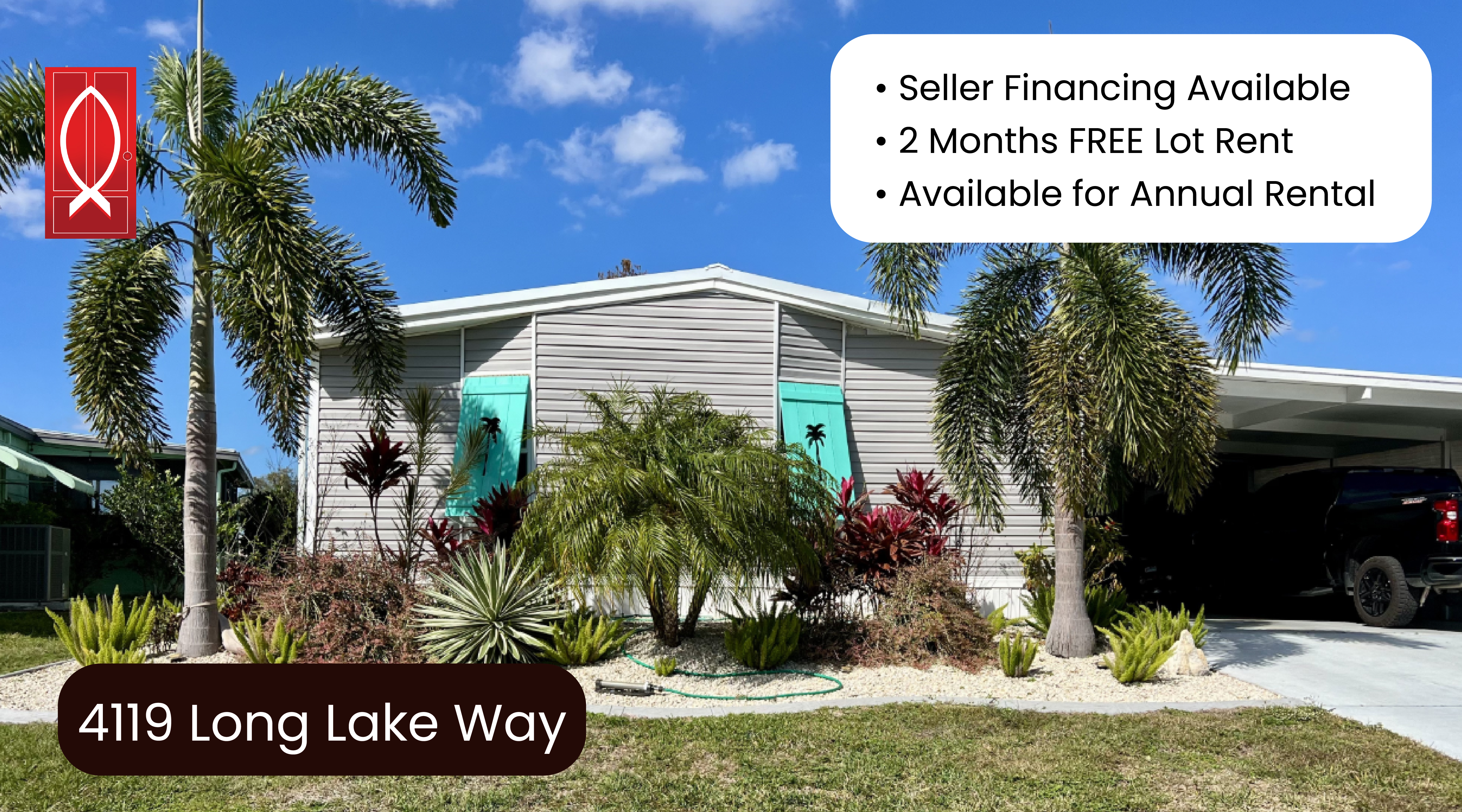 4119 Long Lake Way, Ellenton, Florida 34222, 1 Bedroom Bedrooms, ,2 BathroomsBathrooms,55-Plus Mobile Home,For Sale,Long Lake Way ,2376