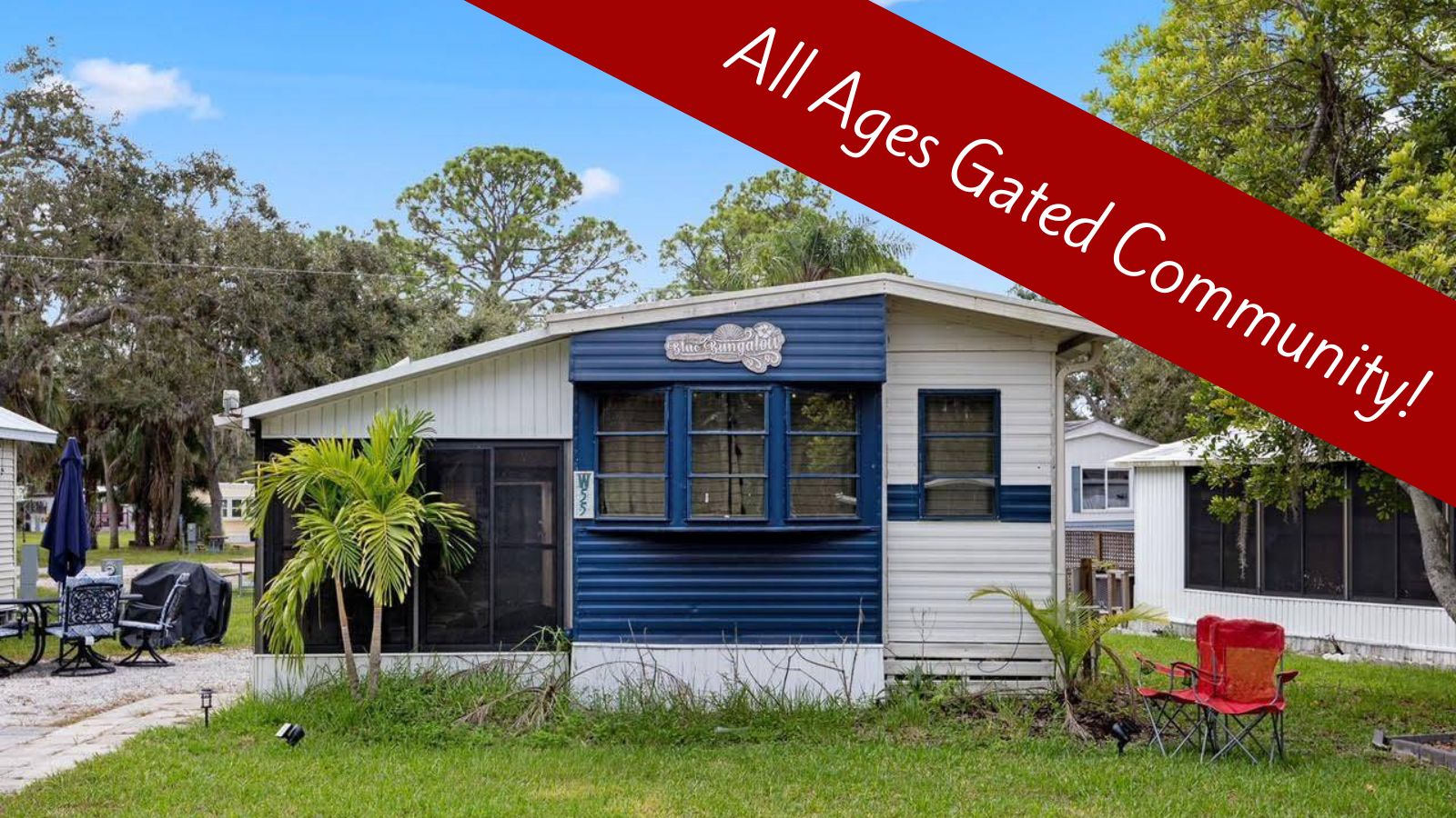 1300 N River Road, Lot W55, Venice, Florida 34293, 1 Bedroom Bedrooms, ,1 BathroomBathrooms,55-Plus Mobile Home,For Sale,N River Road, Lot W55,2583