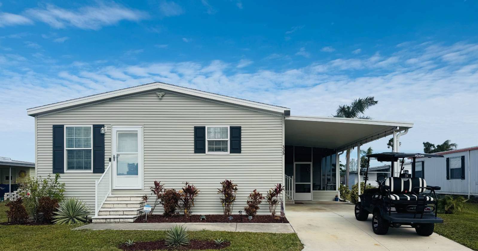 335 Colony Drive N, Ellenton, Florida 34222, 3 Bedrooms Bedrooms, ,2 BathroomsBathrooms,55-Plus Mobile Home,For Sale,Colony Drive N,3315