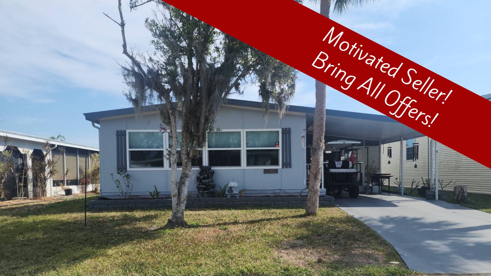 105 Tahitian Drive, Ellenton, Florida 34222, 2 Bedrooms Bedrooms, ,2 BathroomsBathrooms,55-Plus Mobile Home,For Sale,Tahitian Drive,3361