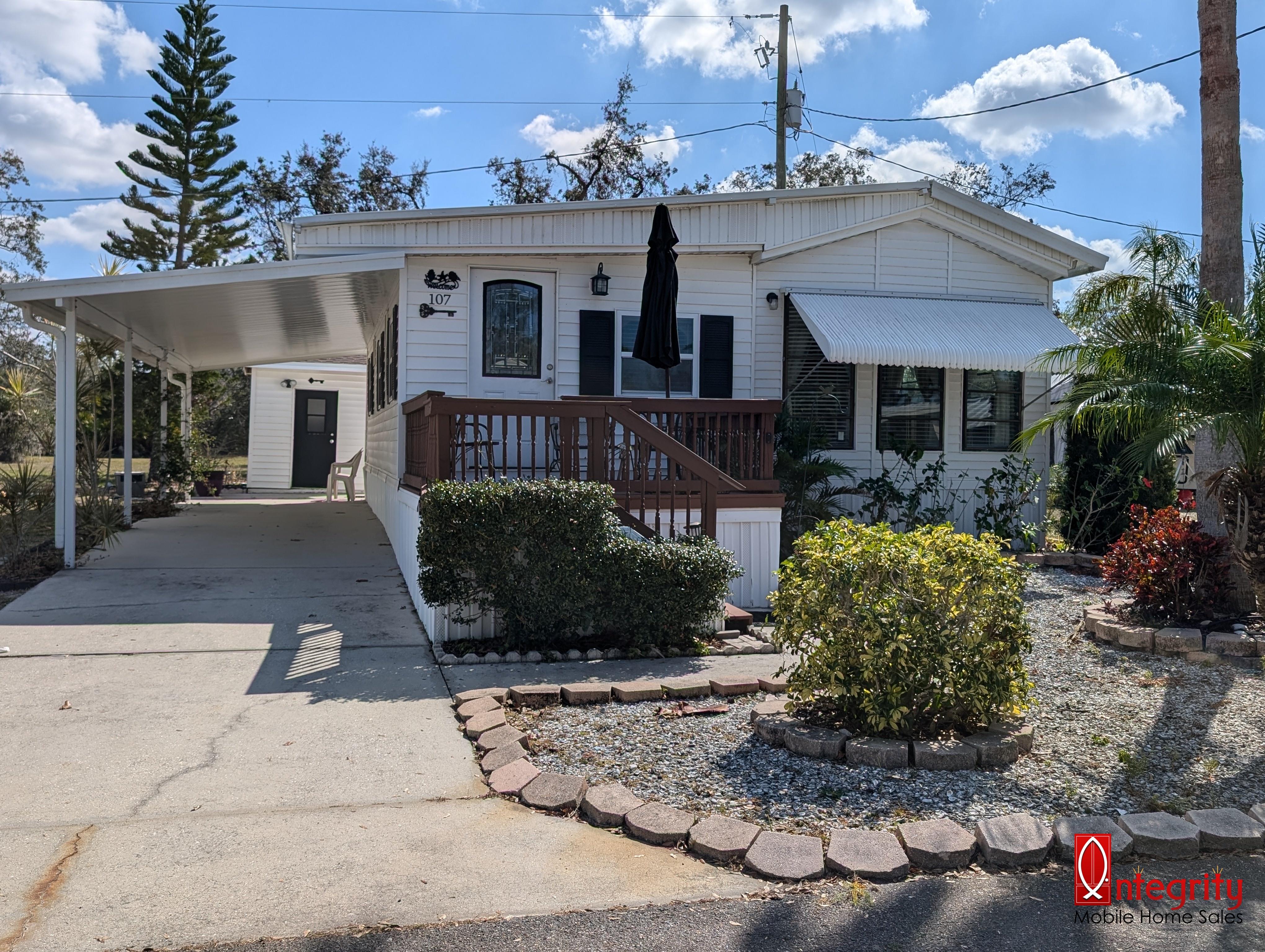 2206 Chaney Drive, Lot 107, Ruskin, Florida 33570, 2 Bedrooms Bedrooms, ,1 BathroomBathrooms,55-Plus Mobile Home,For Sale,Chaney Drive, Lot 107,3368
