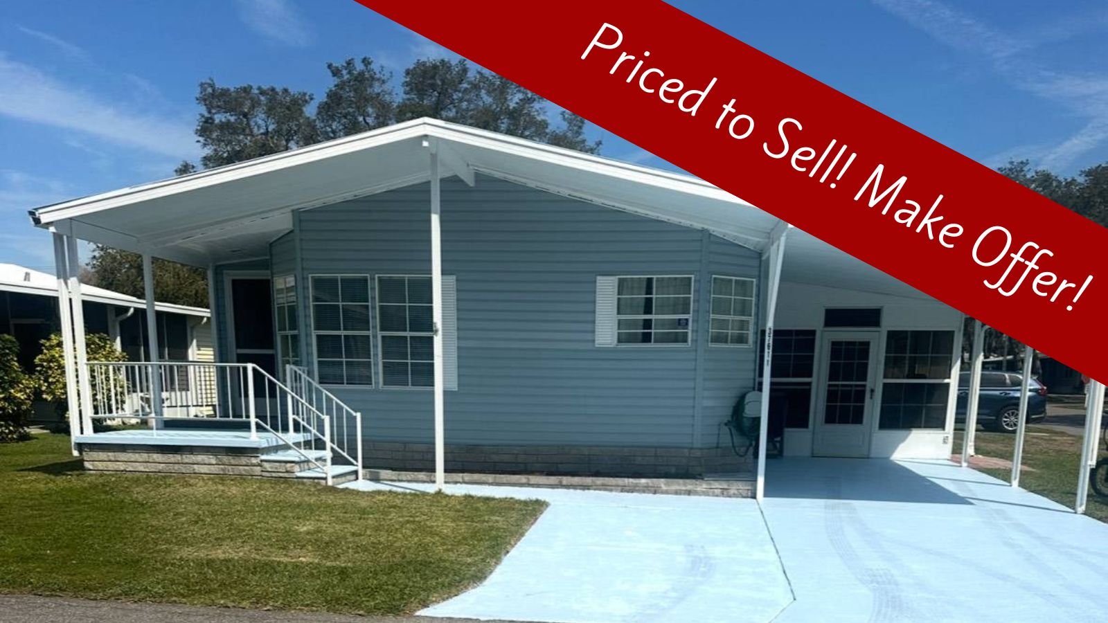 37611 Bimini Drive, Zephyrhills, Florida 33541, 2 Bedrooms Bedrooms, ,2 BathroomsBathrooms,55-Plus Mobile Home,For Sale,Bimini Drive,3517