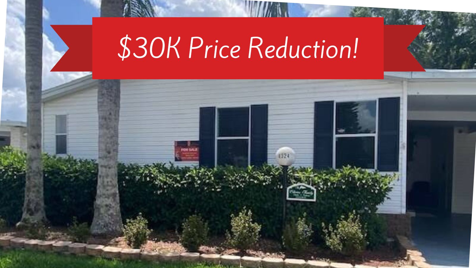 4324 Dirkshire Loop, Lakeland, Florida 33801, 3 Bedrooms Bedrooms, ,2 BathroomsBathrooms,55-Plus Mobile Home,For Sale,Dirkshire Loop,3619