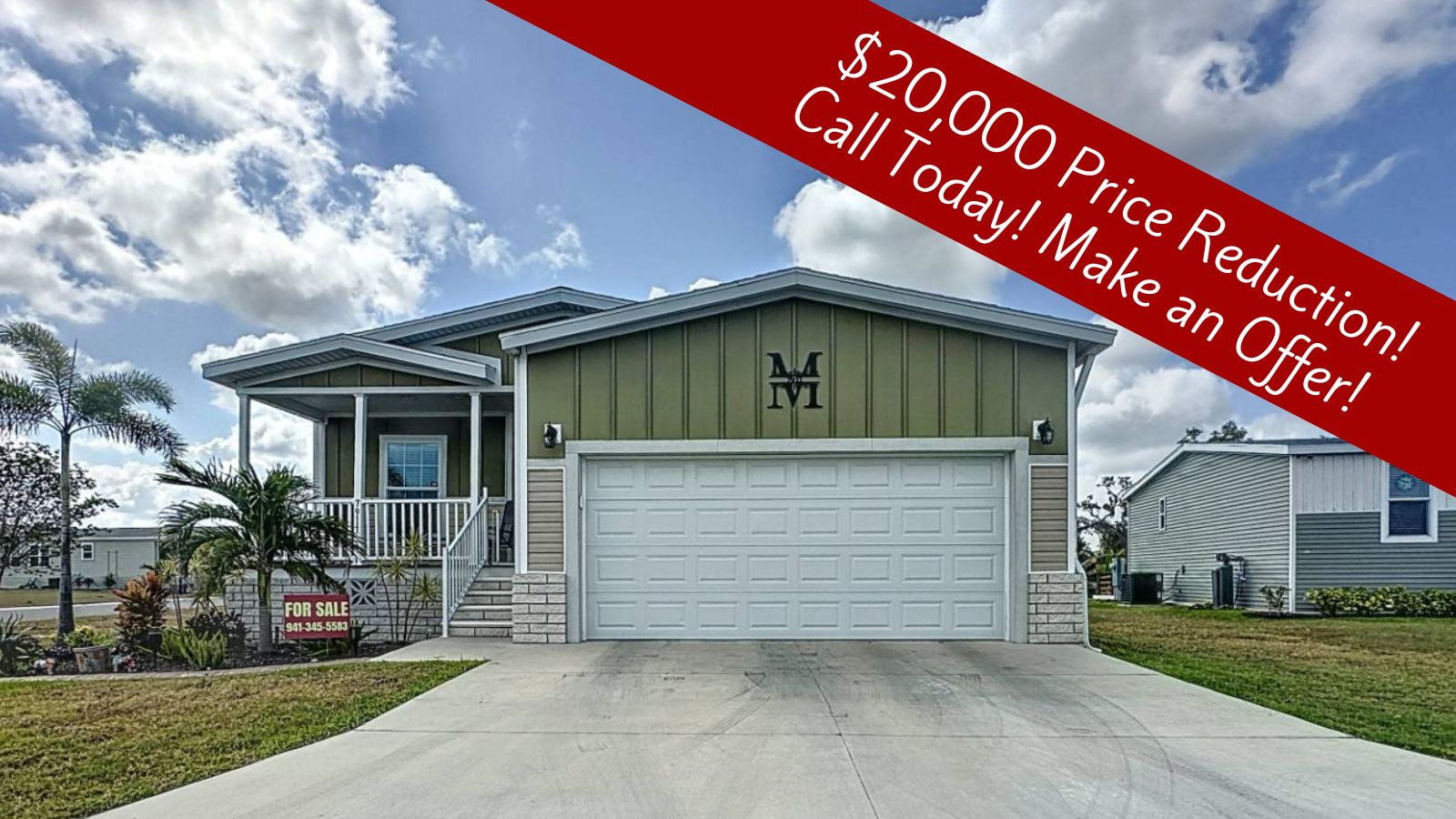 7911 Chandler Street, Ellenton, Florida 34222, 3 Bedrooms Bedrooms, ,2 BathroomsBathrooms,55-Plus Mobile Home,For Sale,Chandler Street,3671