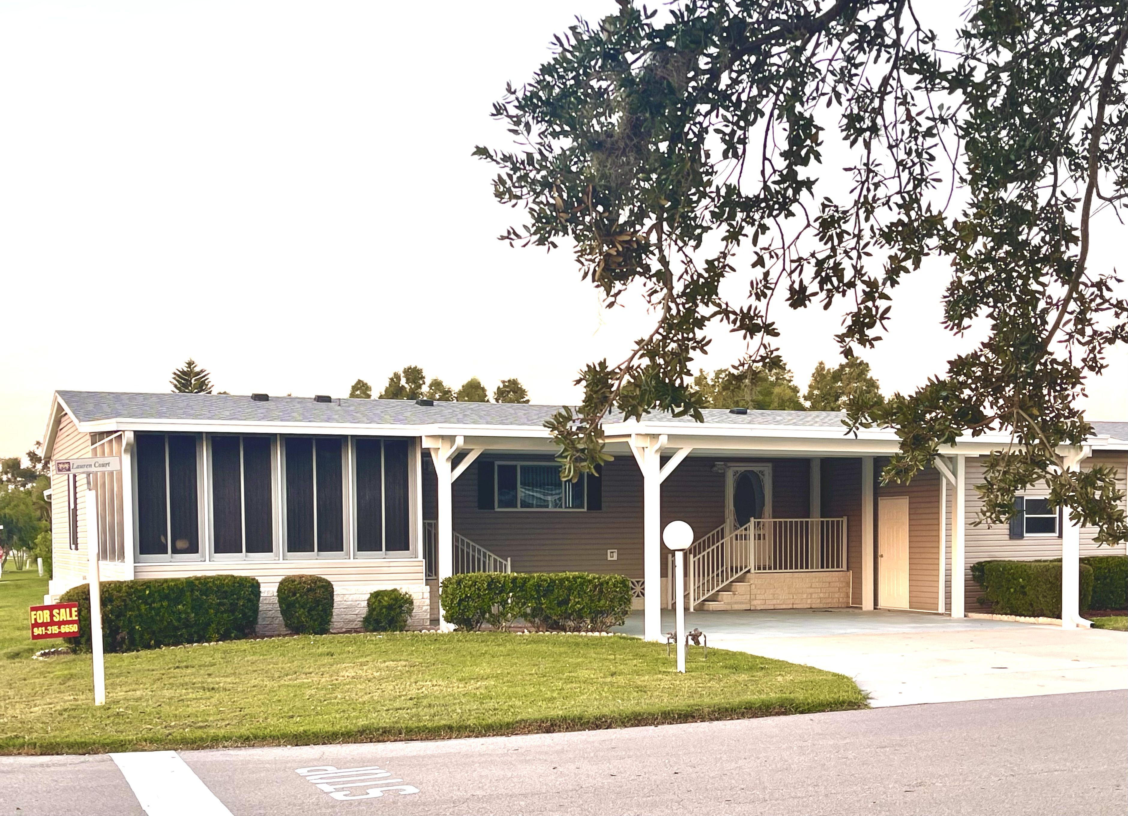 3551 Lauren Court, Ellenton, Florida 34222, 3 Bedrooms Bedrooms, ,2 BathroomsBathrooms,55-Plus Mobile Home,For Sale,Lauren Court,3695