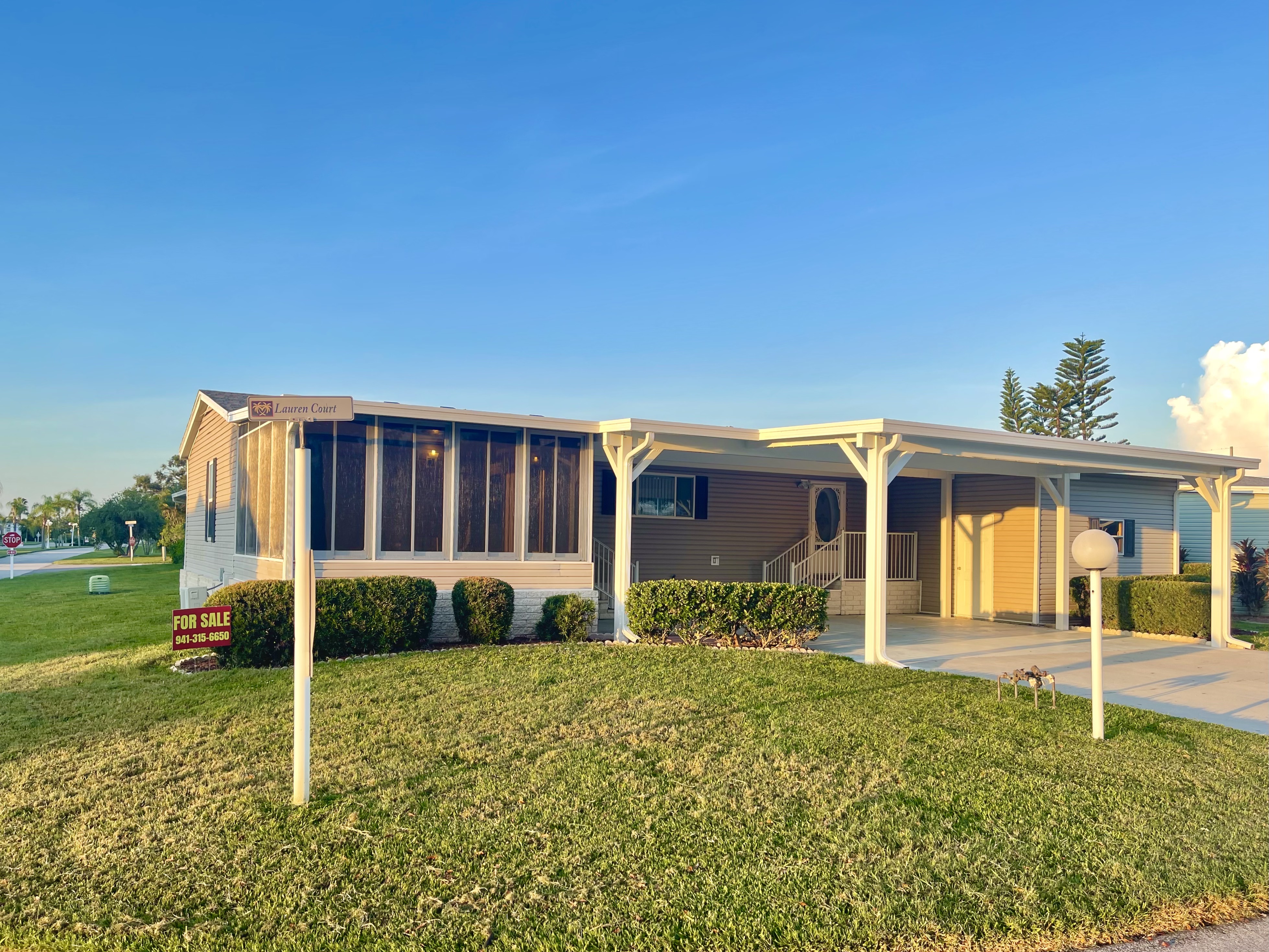 3551 Lauren Court, Ellenton, Florida 34222, 3 Bedrooms Bedrooms, ,2 BathroomsBathrooms,55-Plus Mobile Home,For Sale,Lauren Court,3695