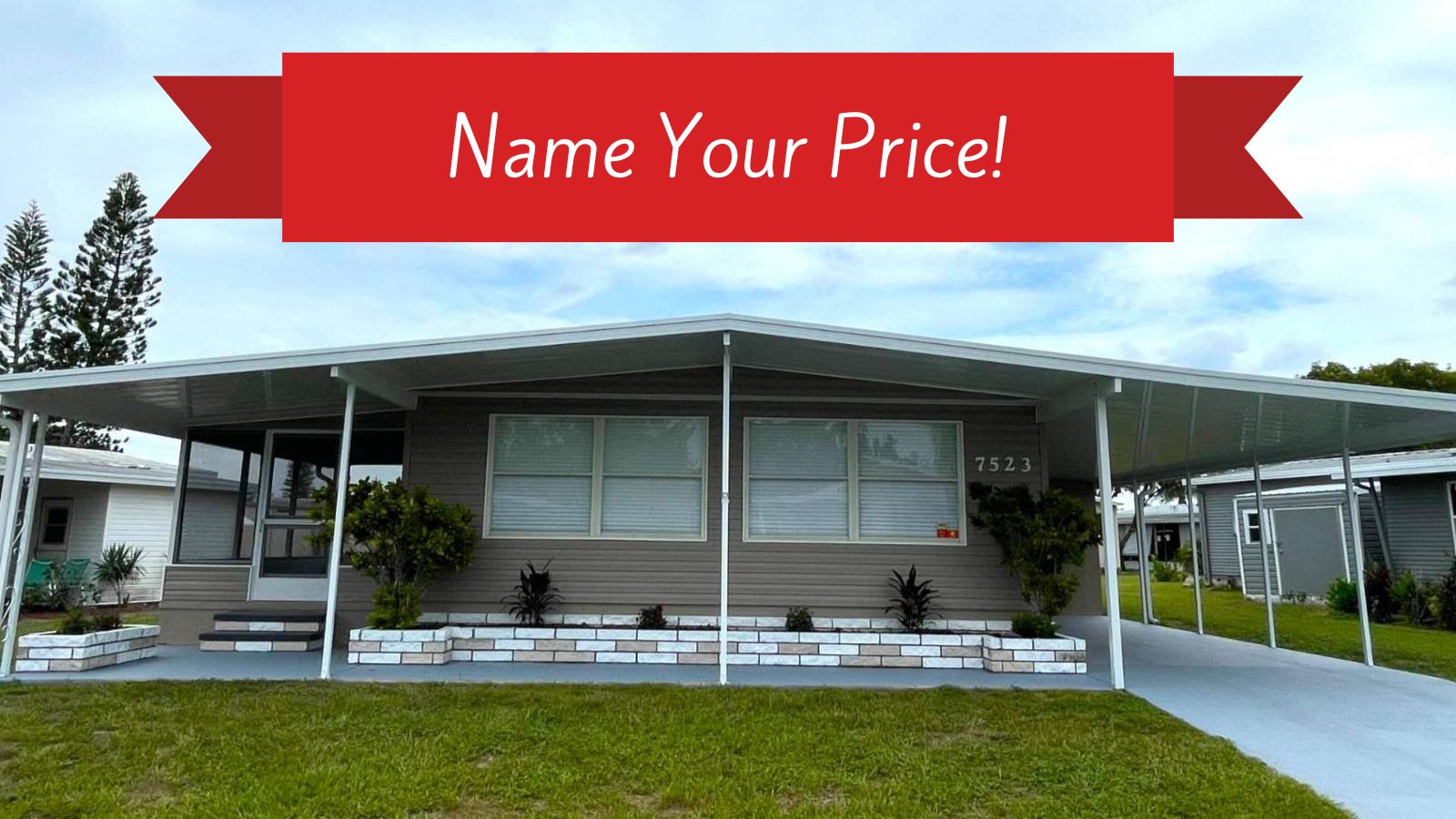 7523 Kings Drive, Ellenton, Florida 34222, 2 Bedrooms Bedrooms, ,2 BathroomsBathrooms,55-Plus Mobile Home,For Sale,Kings Drive,3770
