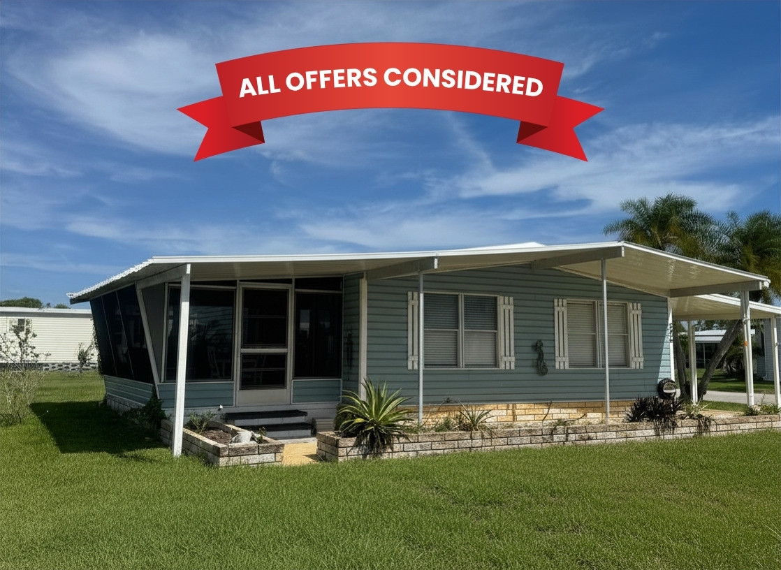 546 Montego Lane North, Ellenton, Florida 34222, 2 Bedrooms Bedrooms, ,2 BathroomsBathrooms,55-Plus Mobile Home,For Sale,Montego Lane North,3865
