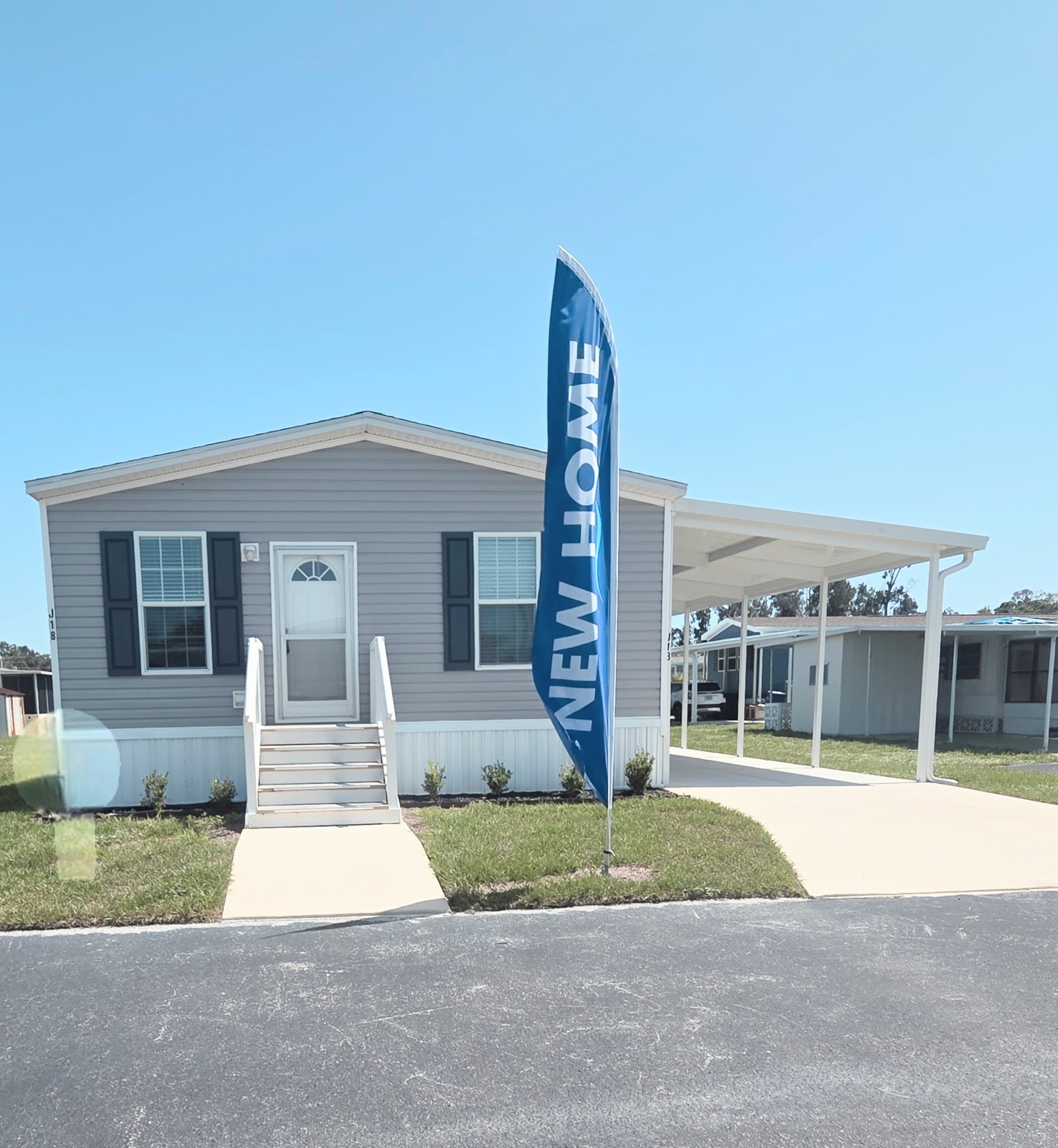603 63rd Ave W, Site J18, Bradenton, Florida 34207, 3 Bedrooms Bedrooms, ,2 BathroomsBathrooms,All - Age Mobile Home,For Sale,63rd Ave W, Site J18,3877