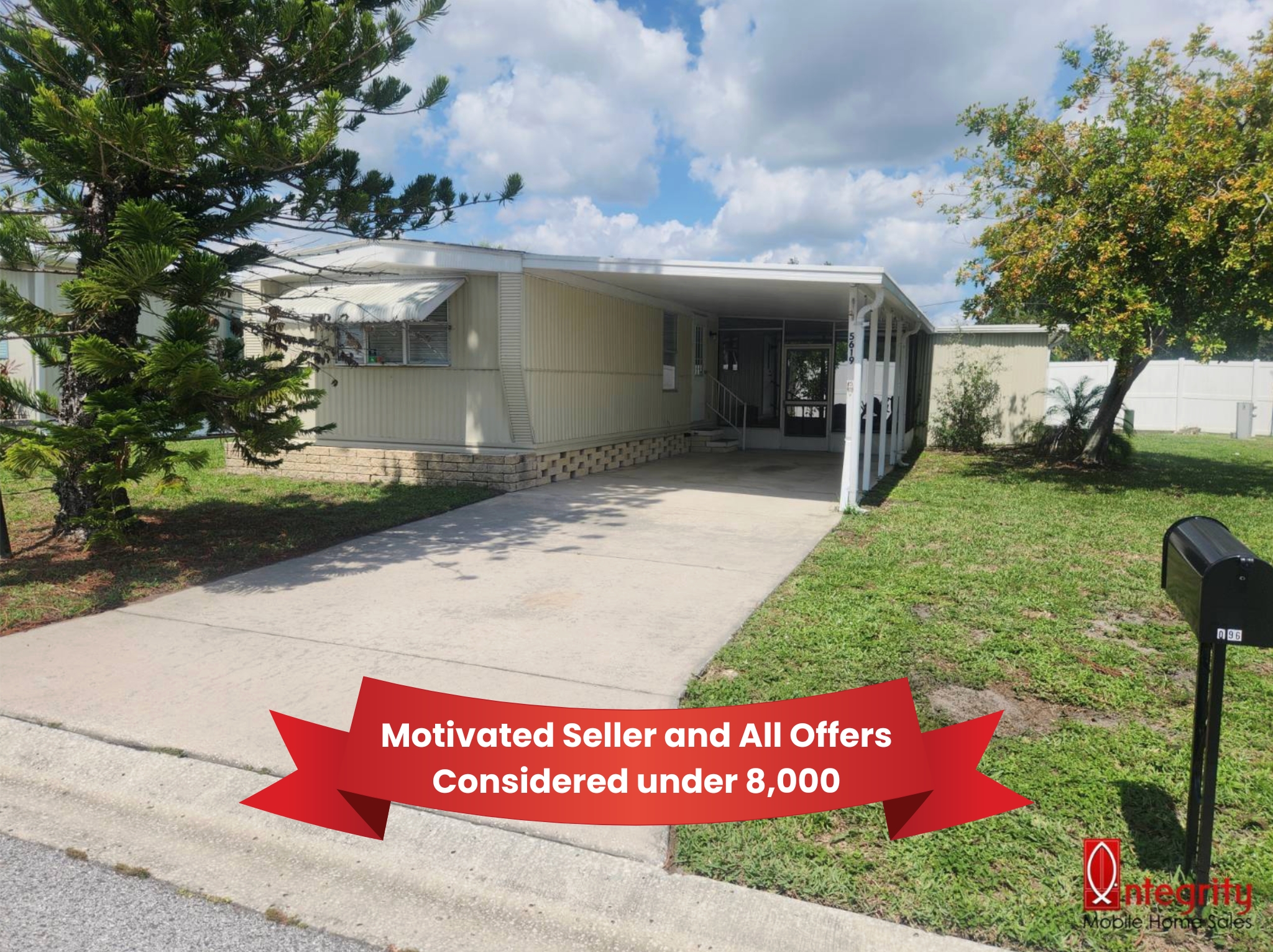 5619 Weather Vane Street, Bradenton, Florida 34203, 2 Bedrooms Bedrooms, ,1 BathroomBathrooms,55-Plus Mobile Home,For Sale,Weather Vane Street,3879