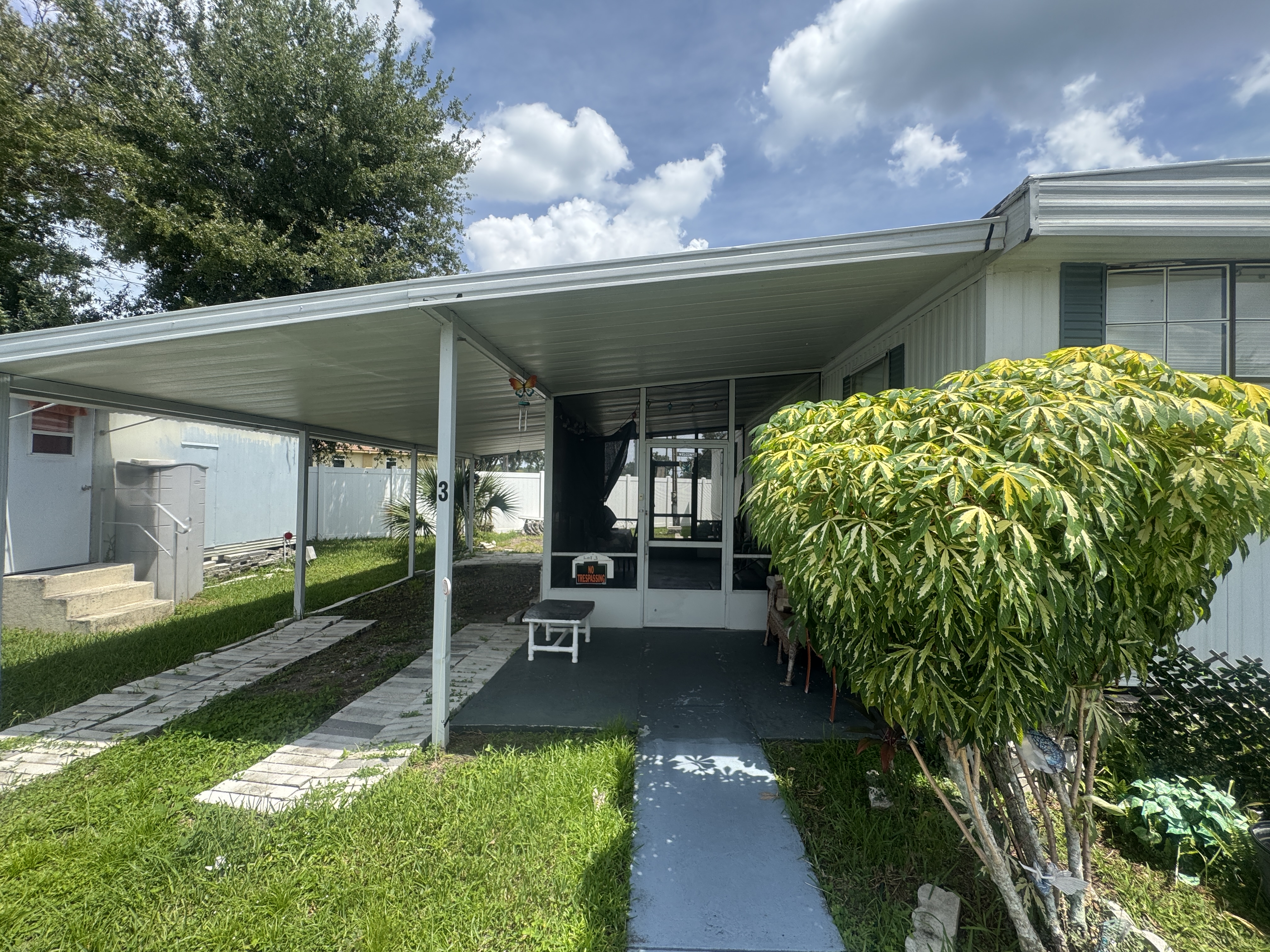 3305 Skyview Drive, Lot 3, Lakeland, Florida 33801, 2 Bedrooms Bedrooms, ,1 BathroomBathrooms,55-Plus Mobile Home,For Sale,Skyview Drive, Lot 3,3890