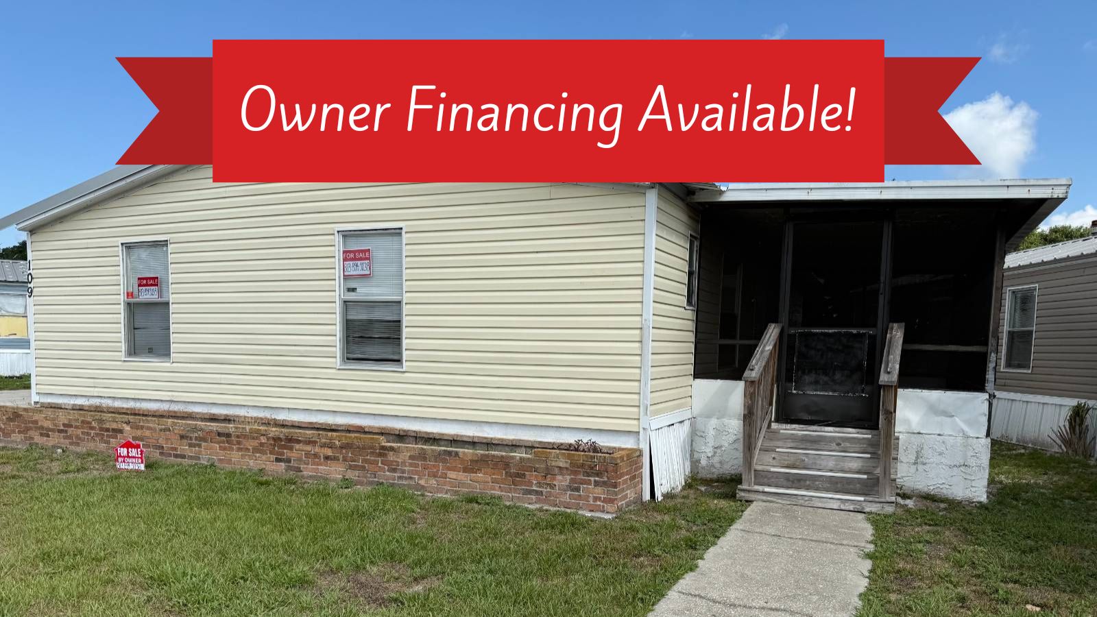 8750 Symmes Road, Lot 109, Gibsonton, Florida 33534, 3 Bedrooms Bedrooms, ,2 BathroomsBathrooms,All - Age Mobile Home,For Sale,Symmes Road, Lot 109,3901