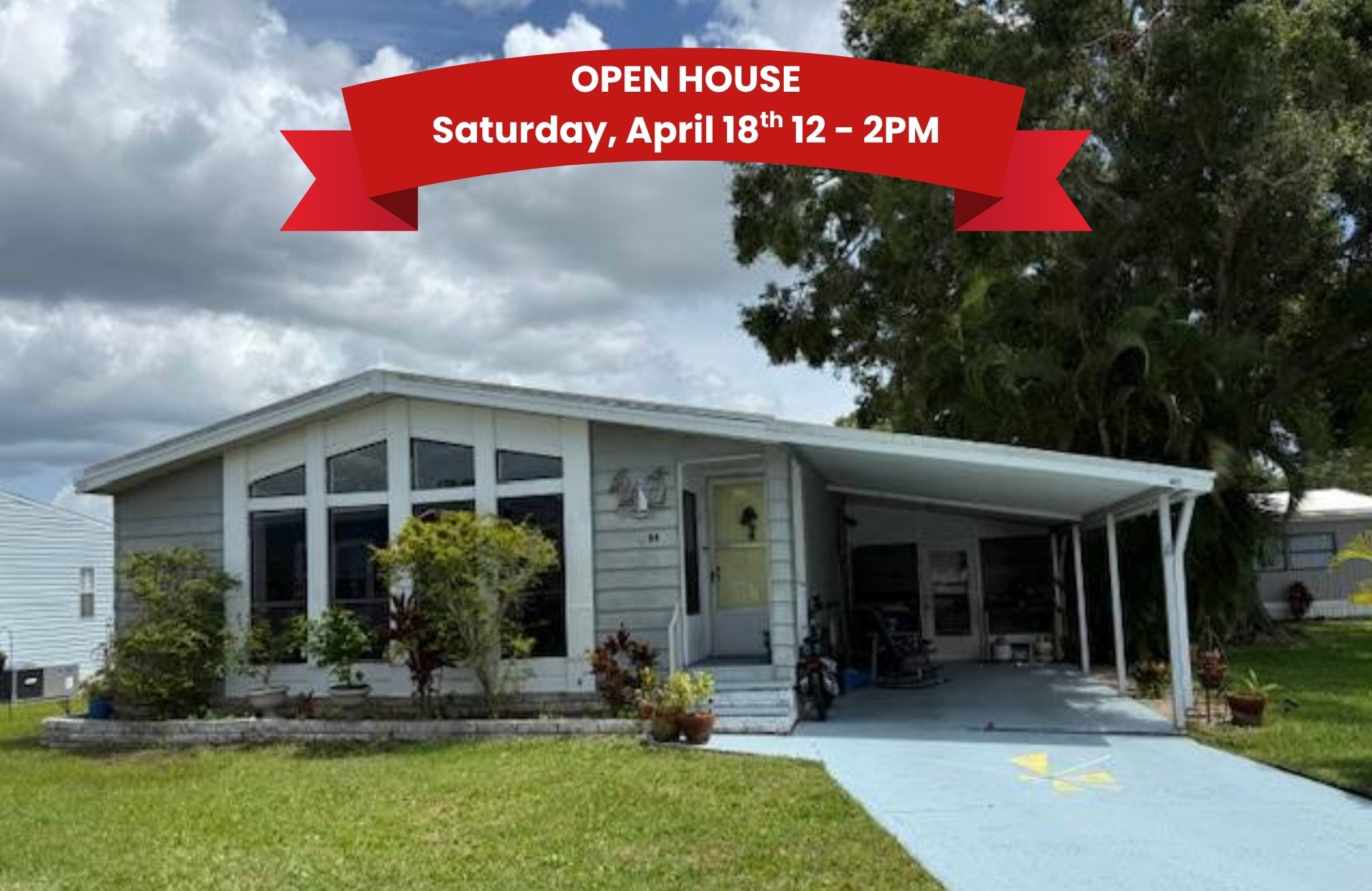 100 Hampton Road, Lot 84, Clearwater, Florida 33759, 2 Bedrooms Bedrooms, ,2 BathroomsBathrooms,55-Plus Mobile Home,For Sale,Hampton Road, Lot 84,3937