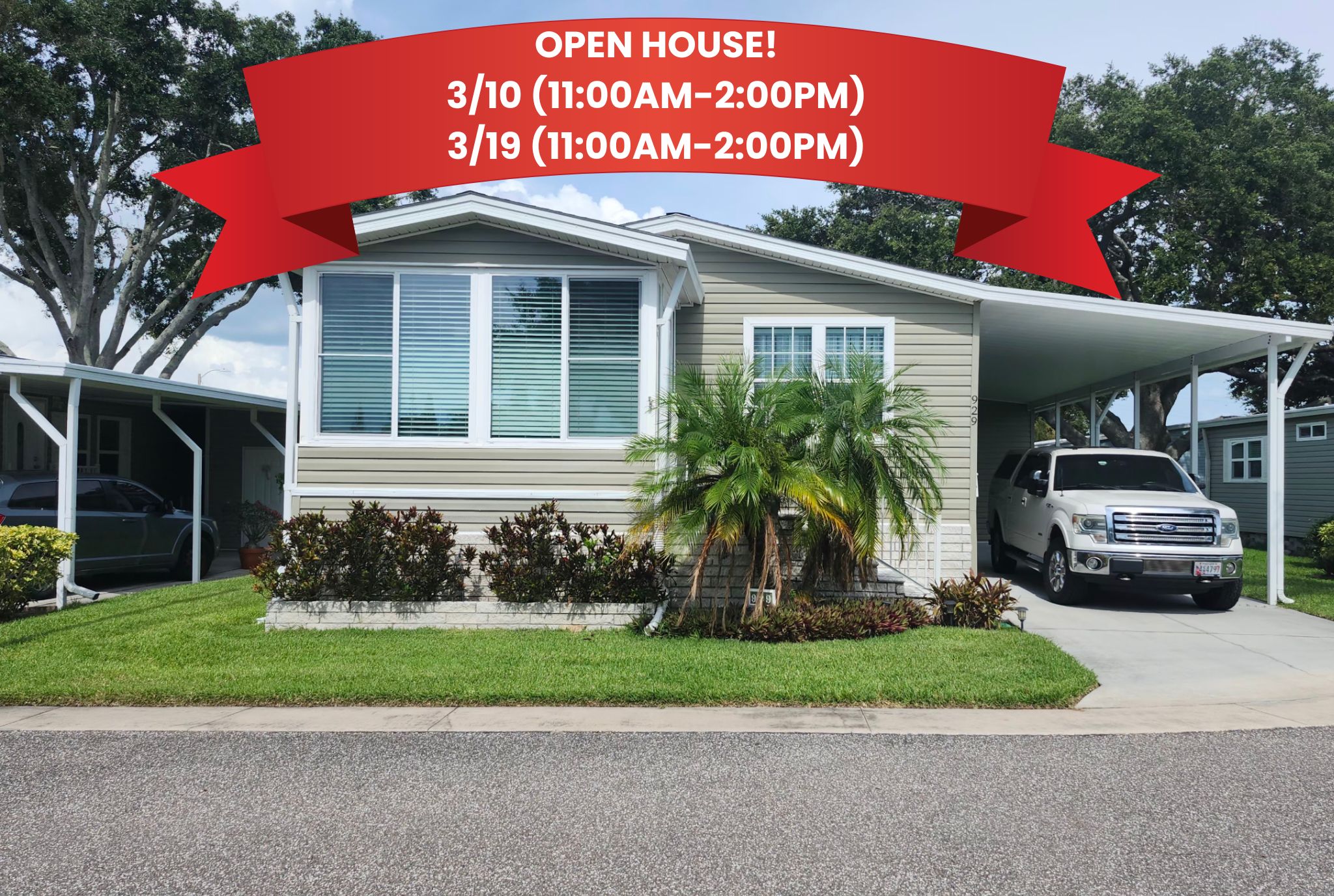 1071 Donegan Road, Lot 929, Largo, Florida 33771, 2 Bedrooms Bedrooms, ,2 BathroomsBathrooms,55-Plus Mobile Home,For Sale,Donegan Road, Lot 929,3938