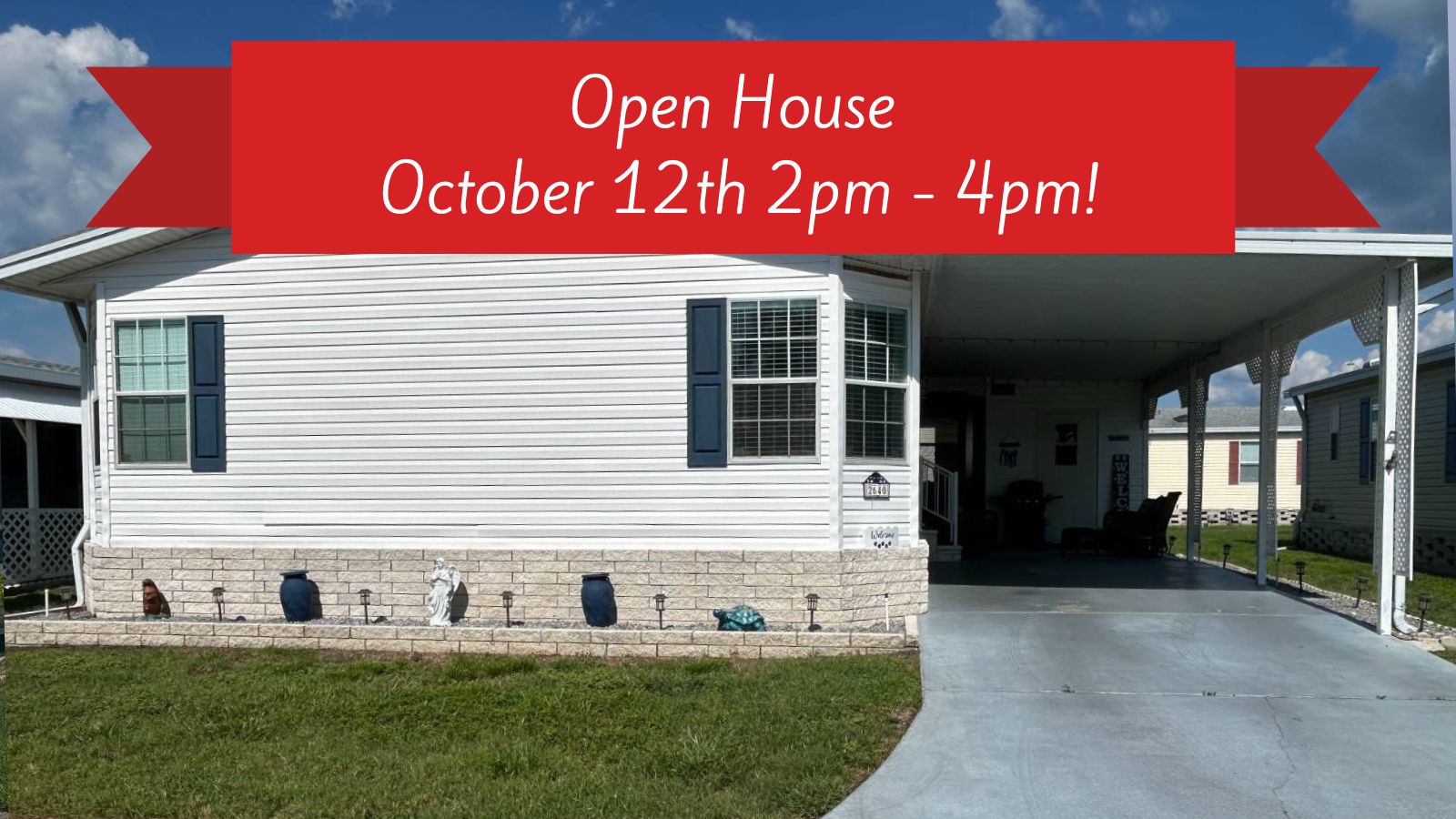 2640 Brynwood Drive, New Port Richey, Florida 34655, 3 Bedrooms Bedrooms, ,2 BathroomsBathrooms,55-Plus Mobile Home,For Sale,Brynwood Drive,3967