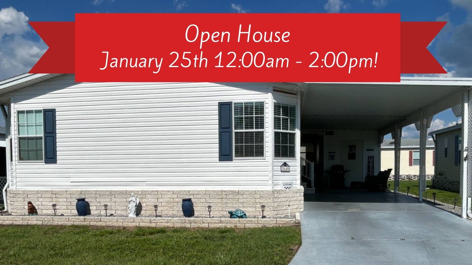 2640 Brynwood Drive, New Port Richey, Florida 34655, 3 Bedrooms Bedrooms, ,2 BathroomsBathrooms,55-Plus Mobile Home,For Sale,Brynwood Drive,3967