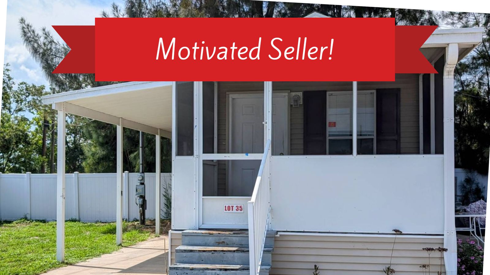 2201 US Hwy 41 S, Lot 35, Ruskin, Florida 33570, 1 Bedroom Bedrooms, ,1 BathroomBathrooms,All - Age Mobile Home,For Sale,US Hwy 41 S, Lot 35,3978