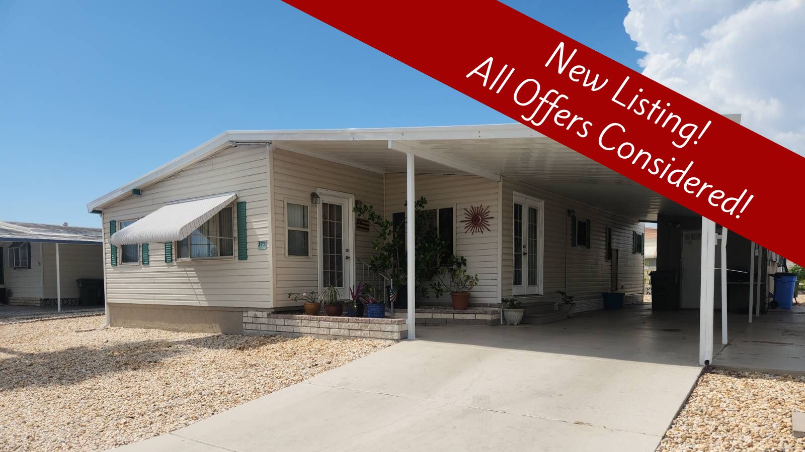 3901 71st St West, Lot 170, Bradenton, Florida 34209, 2 Bedrooms Bedrooms, ,2 BathroomsBathrooms,55-Plus Mobile Home,For Sale,71st St West, Lot 170,3987