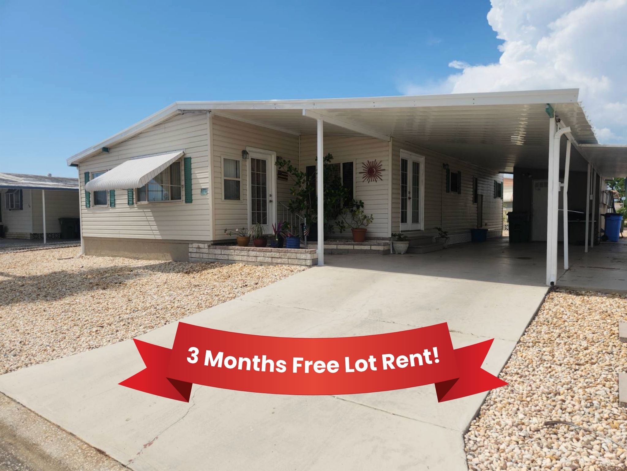 3901 71st St West, Lot 170, Bradenton, Florida 34209, 2 Bedrooms Bedrooms, ,2 BathroomsBathrooms,55-Plus Mobile Home,For Sale,71st St West, Lot 170,3987