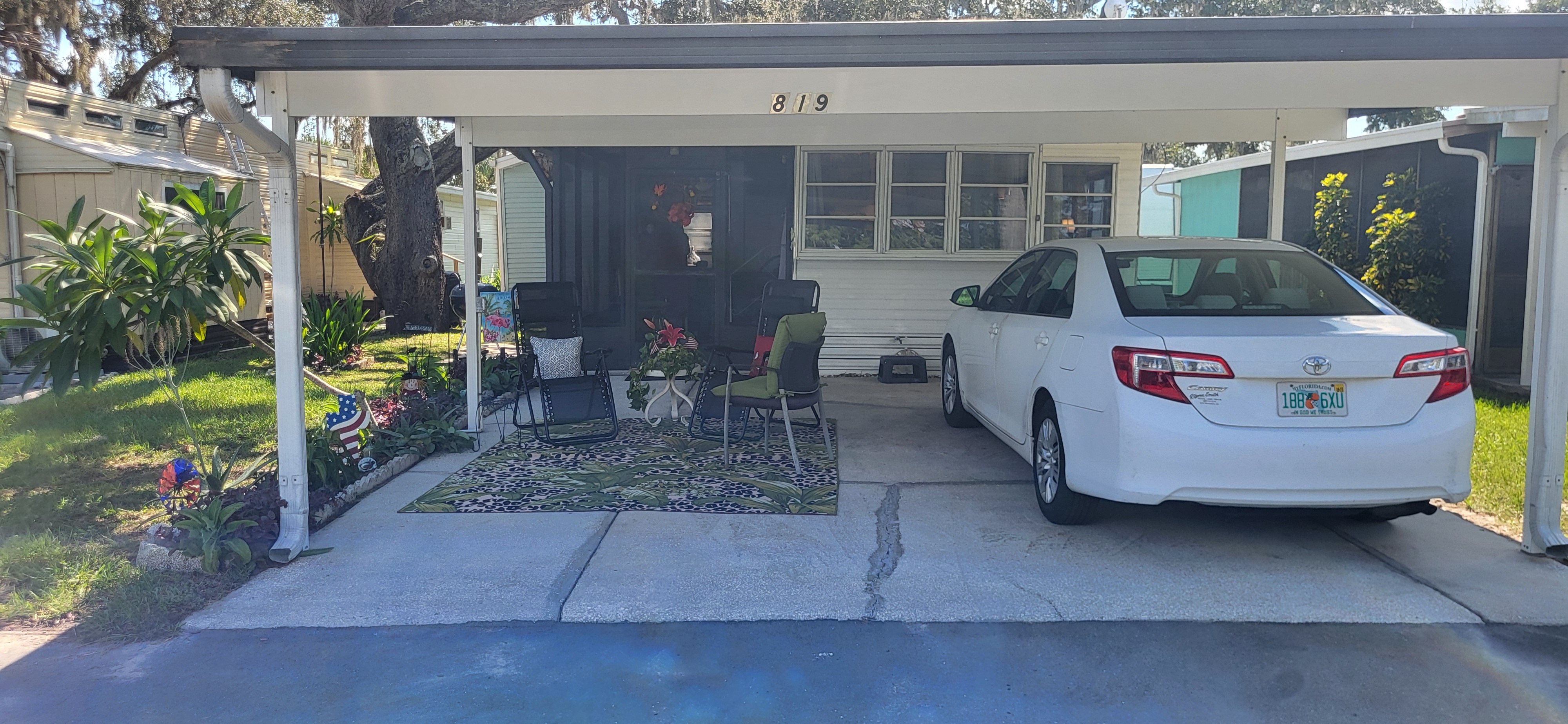 8225 Arevee Drive, Lot 819, New Port Richey, Florida 34653, 1 Bedroom Bedrooms, ,1 BathroomBathrooms,55-Plus Mobile Home,For Sale,Arevee Drive, Lot 819,3999