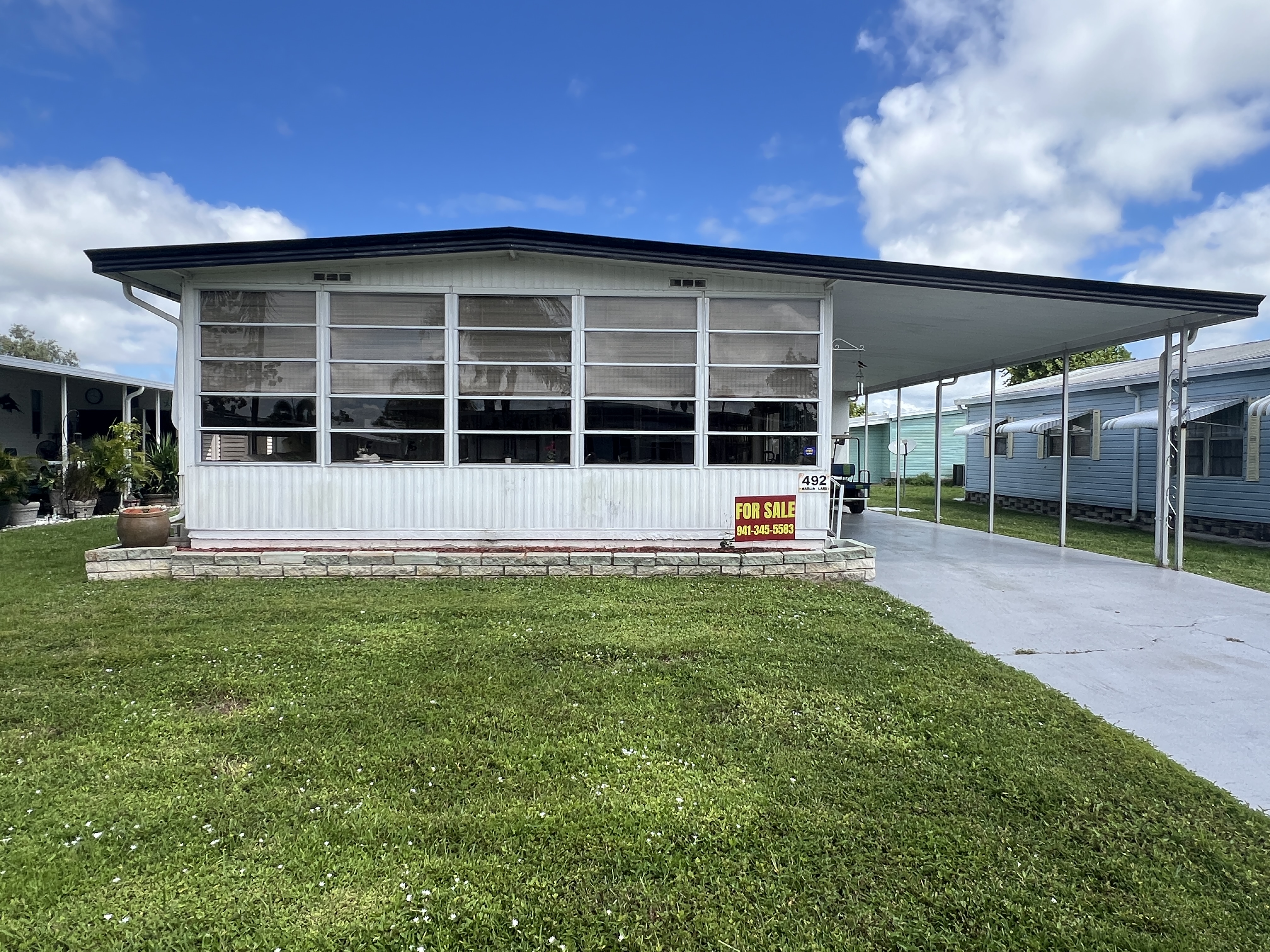 492 Marlin Lane, Ellenton, Florida 34222, 2 Bedrooms Bedrooms, ,2 BathroomsBathrooms,55-Plus Mobile Home,For Sale,Marlin Lane,4036