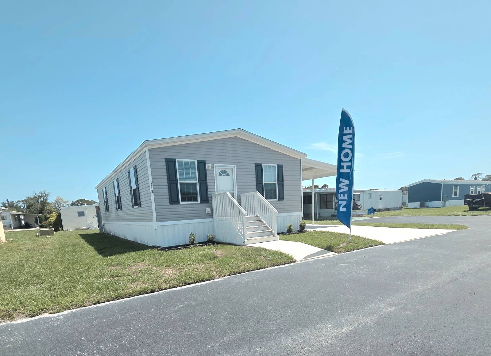 603 63rd Avenue West, Lot J18, Bradenton, Florida 34207, 3 Bedrooms Bedrooms, ,2 BathroomsBathrooms,55-Plus Mobile Home,For Rent,63rd Avenue West, Lot J18,4055