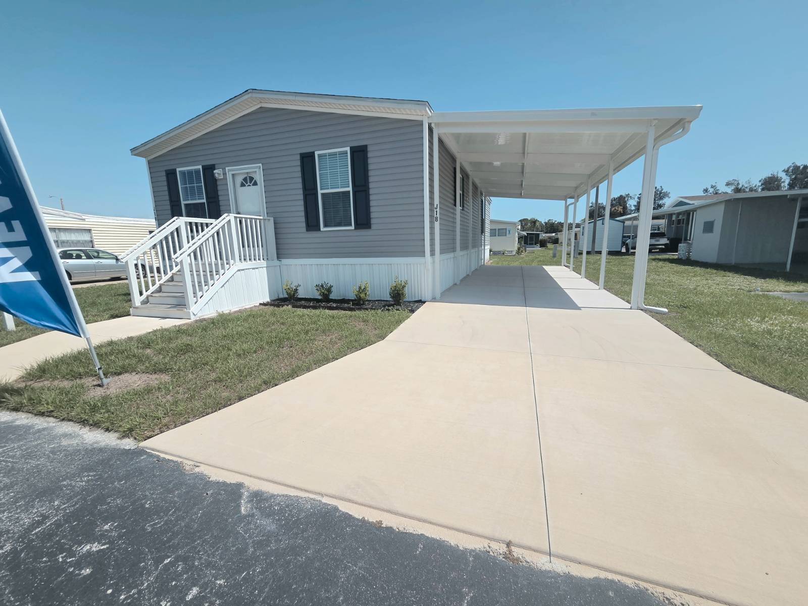 603 63rd Avenue West, Lot J18, Bradenton, Florida 34207, 3 Bedrooms Bedrooms, ,2 BathroomsBathrooms,55-Plus Mobile Home,For Rent,63rd Avenue West, Lot J18,4055