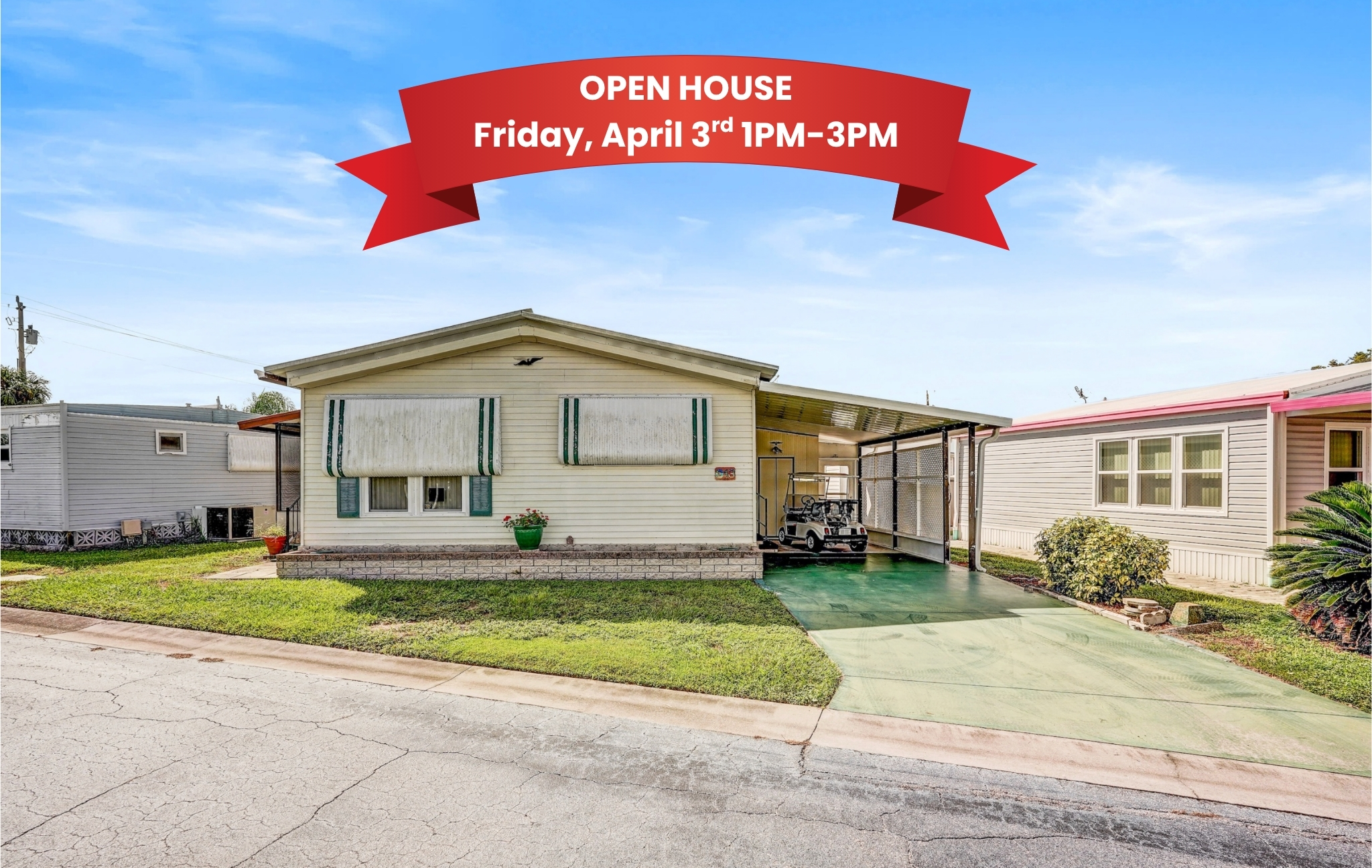 508 44th Avenue East, Lot G13, Bradenton, Florida 34203, 2 Bedrooms Bedrooms, ,2 BathroomsBathrooms,55-Plus Mobile Home,For Sale,44th Avenue East, Lot G13,4089