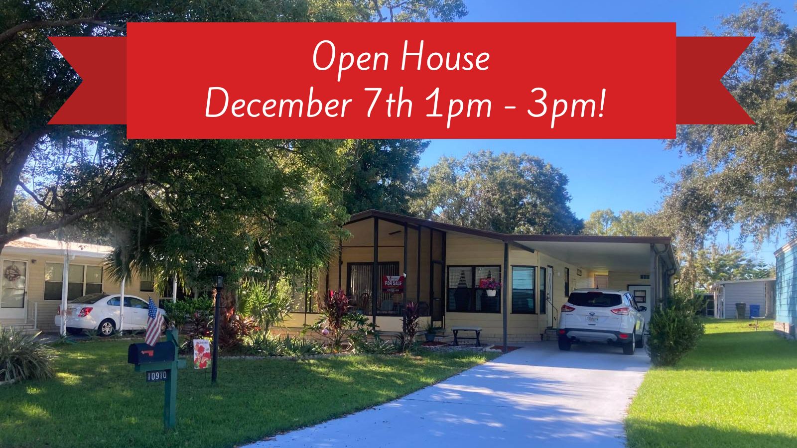 10910 Whispering Oaks Circle, Riverview, Florida 33569, 2 Bedrooms Bedrooms, ,2 BathroomsBathrooms,55-Plus Mobile Home,For Sale,Whispering Oaks Circle,4121