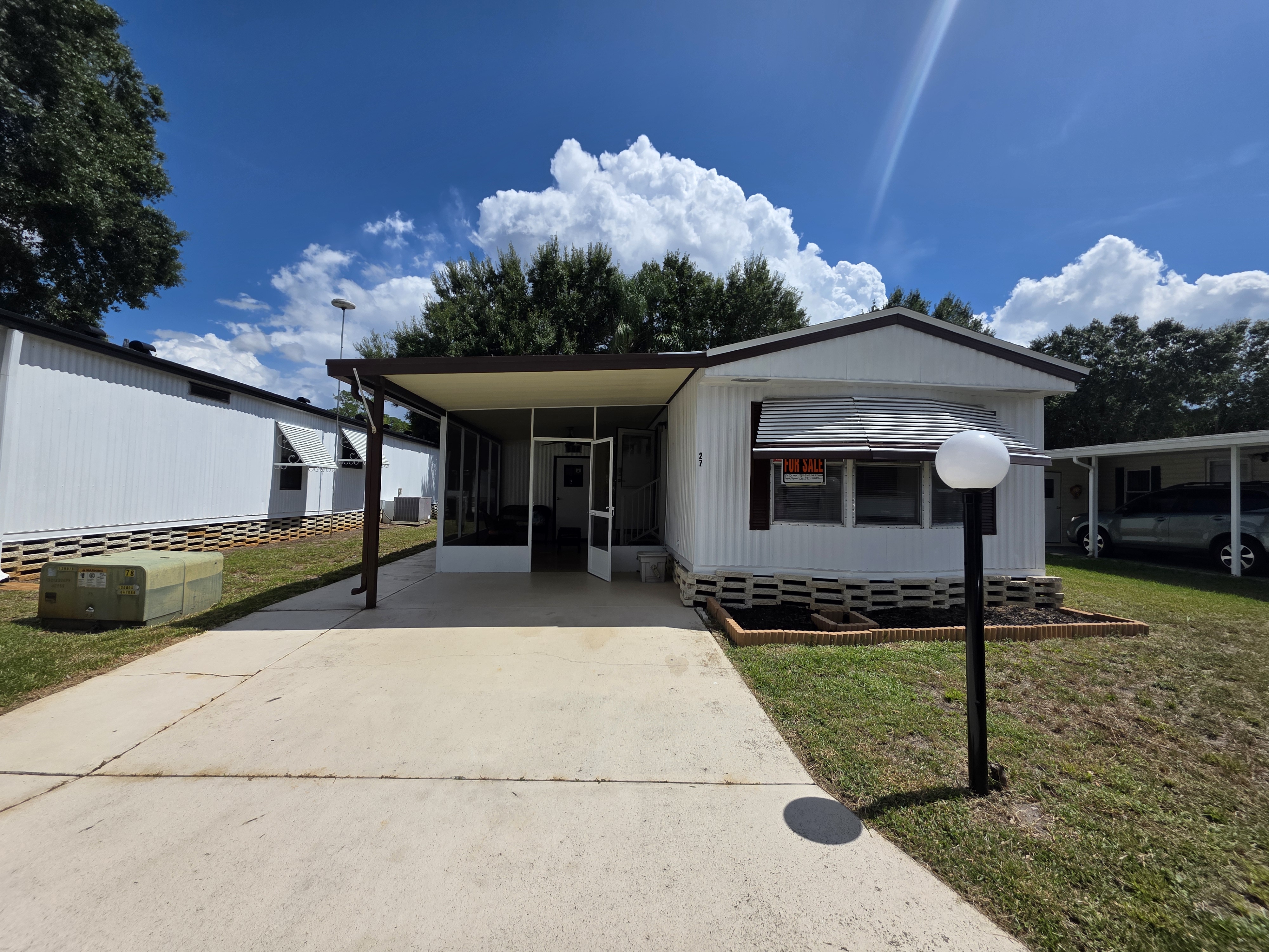 27 Butler Blvd, Haines City, Florida 33844, 2 Bedrooms Bedrooms, ,1.5 BathroomsBathrooms,55-Plus Mobile Home,For Sale,Butler Blvd,4143