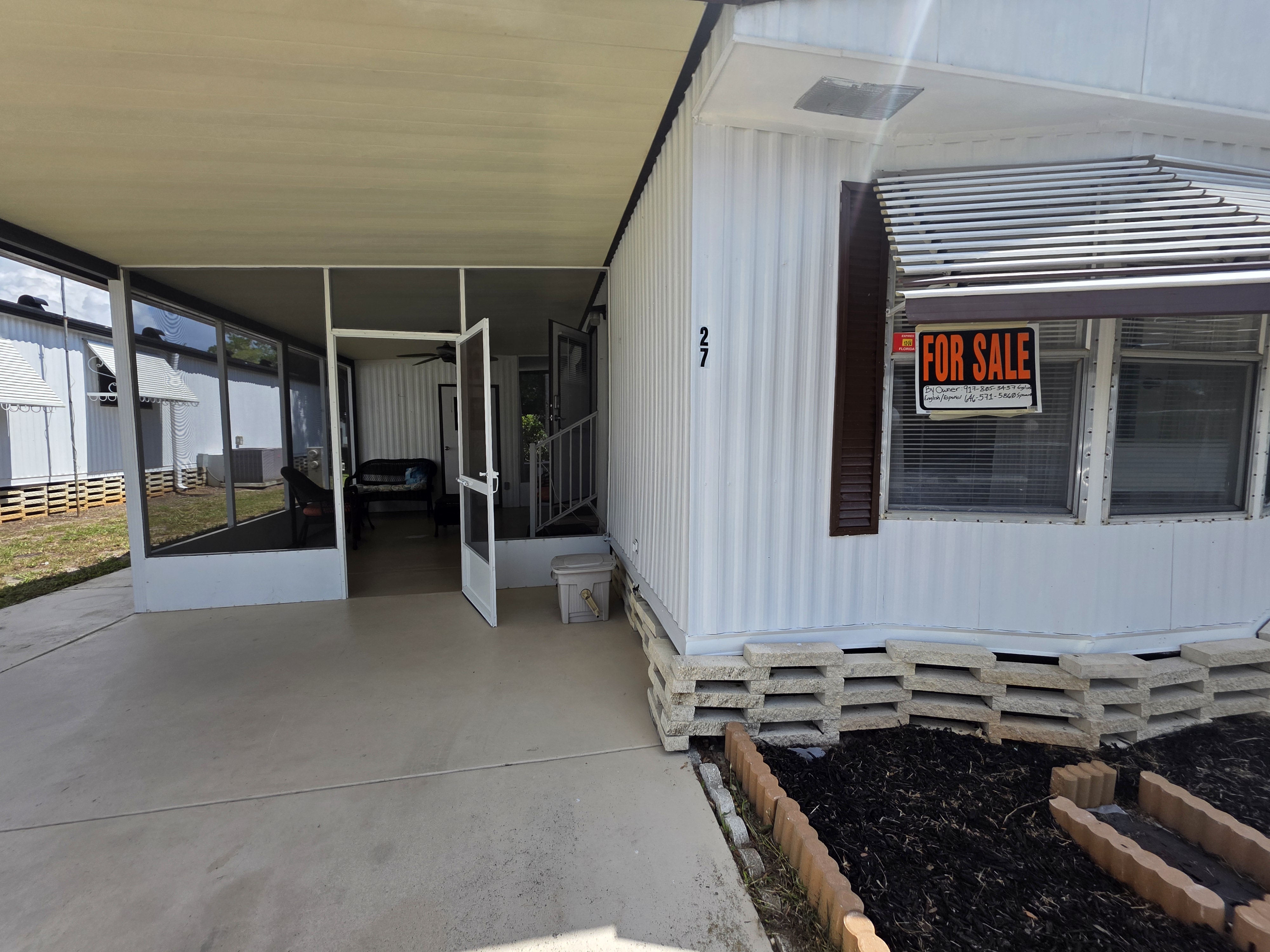 27 Butler Blvd, Haines City, Florida 33844, 2 Bedrooms Bedrooms, ,1.5 BathroomsBathrooms,55-Plus Mobile Home,For Sale,Butler Blvd,4143