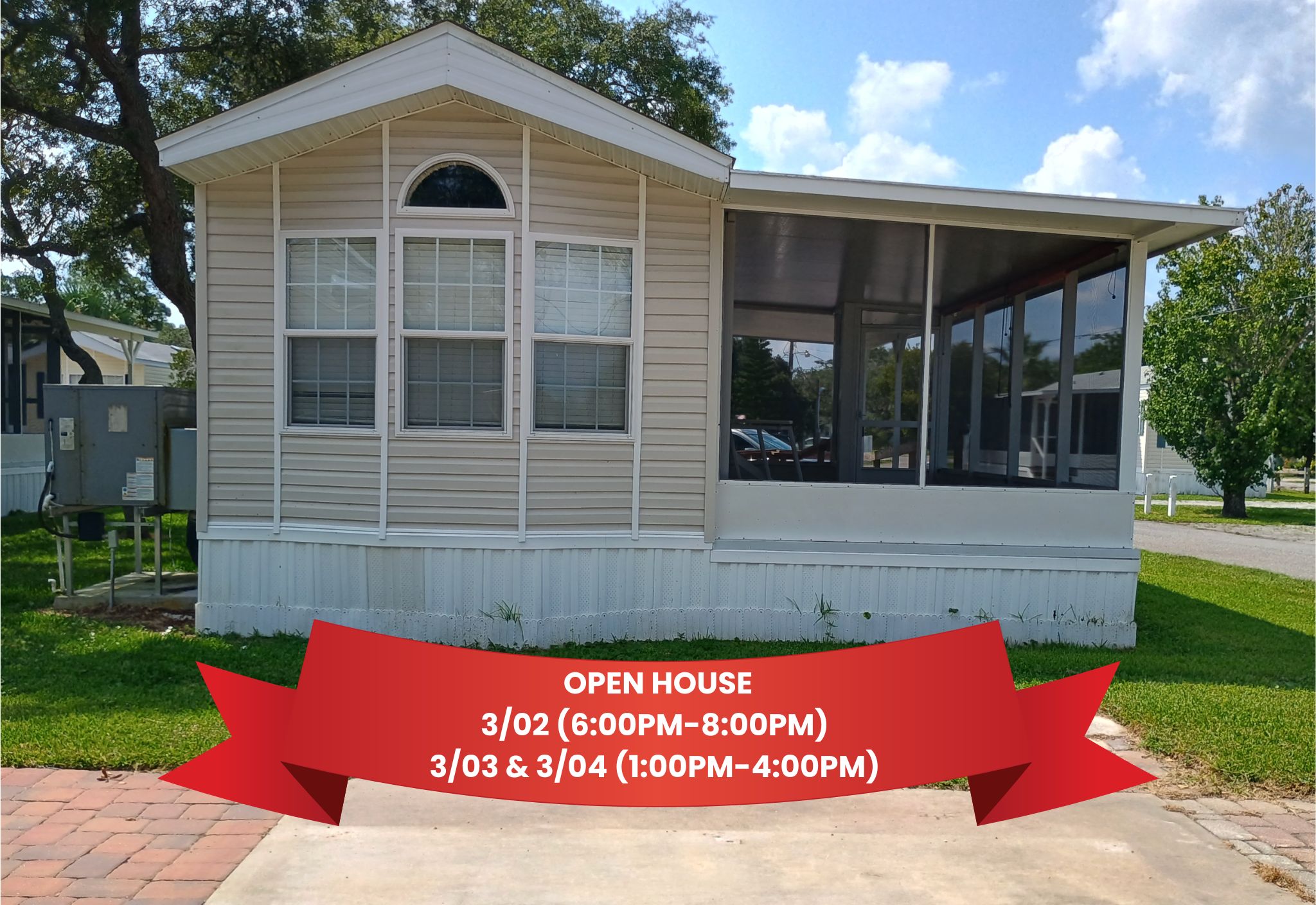 4225 A1A S, Unit D123, St Augustine, Florida 32080, 1 Bedroom Bedrooms, ,1 BathroomBathrooms,All - Age Mobile Home,For Sale,A1A S, Unit D123,4174