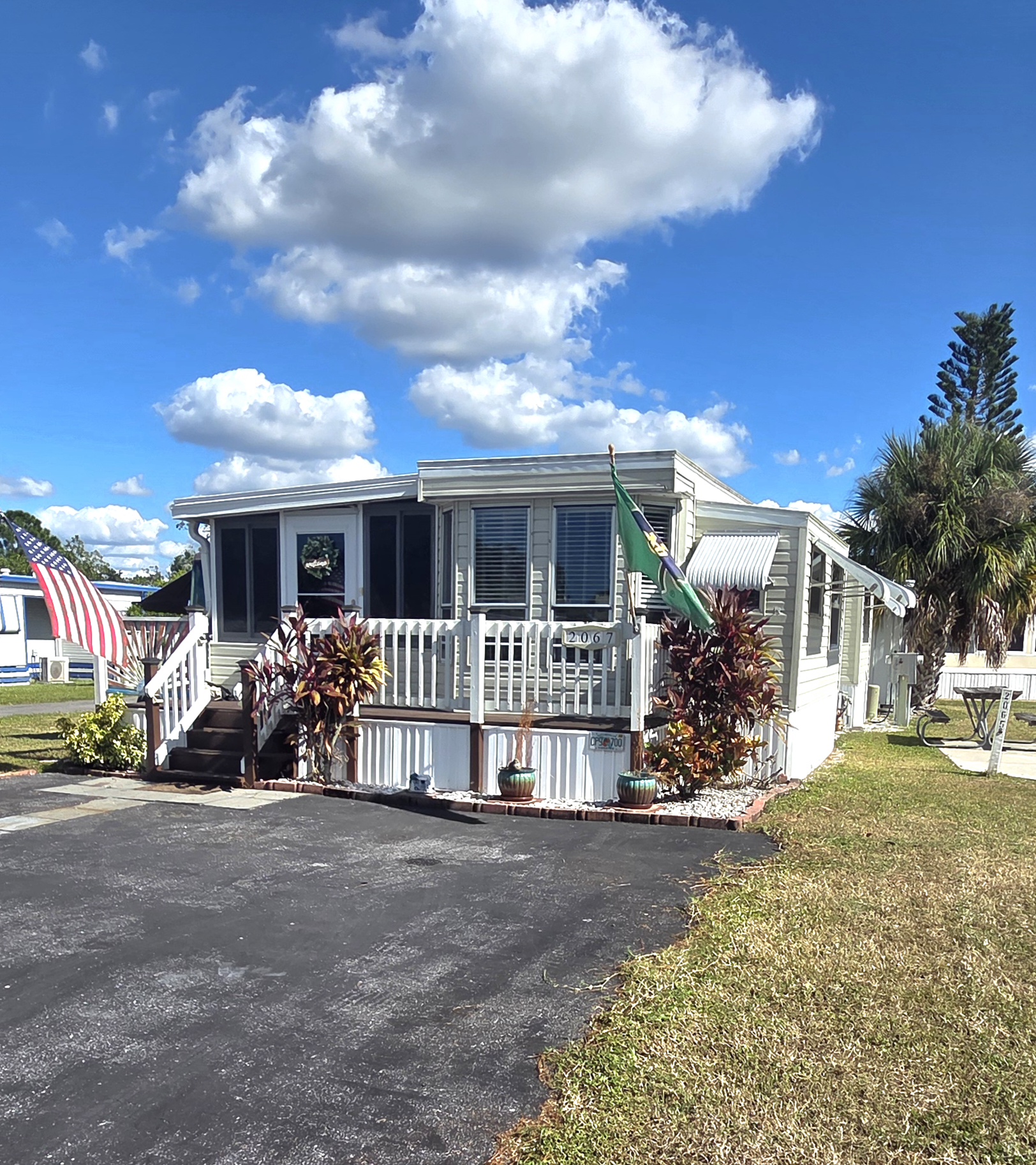 800 Kay Road, Lot 2067, Bradenton, Florida 34212, 2 Bedrooms Bedrooms, ,2 BathroomsBathrooms,All - Age Mobile Home,For Sale,Kay Road, Lot 2067,4205