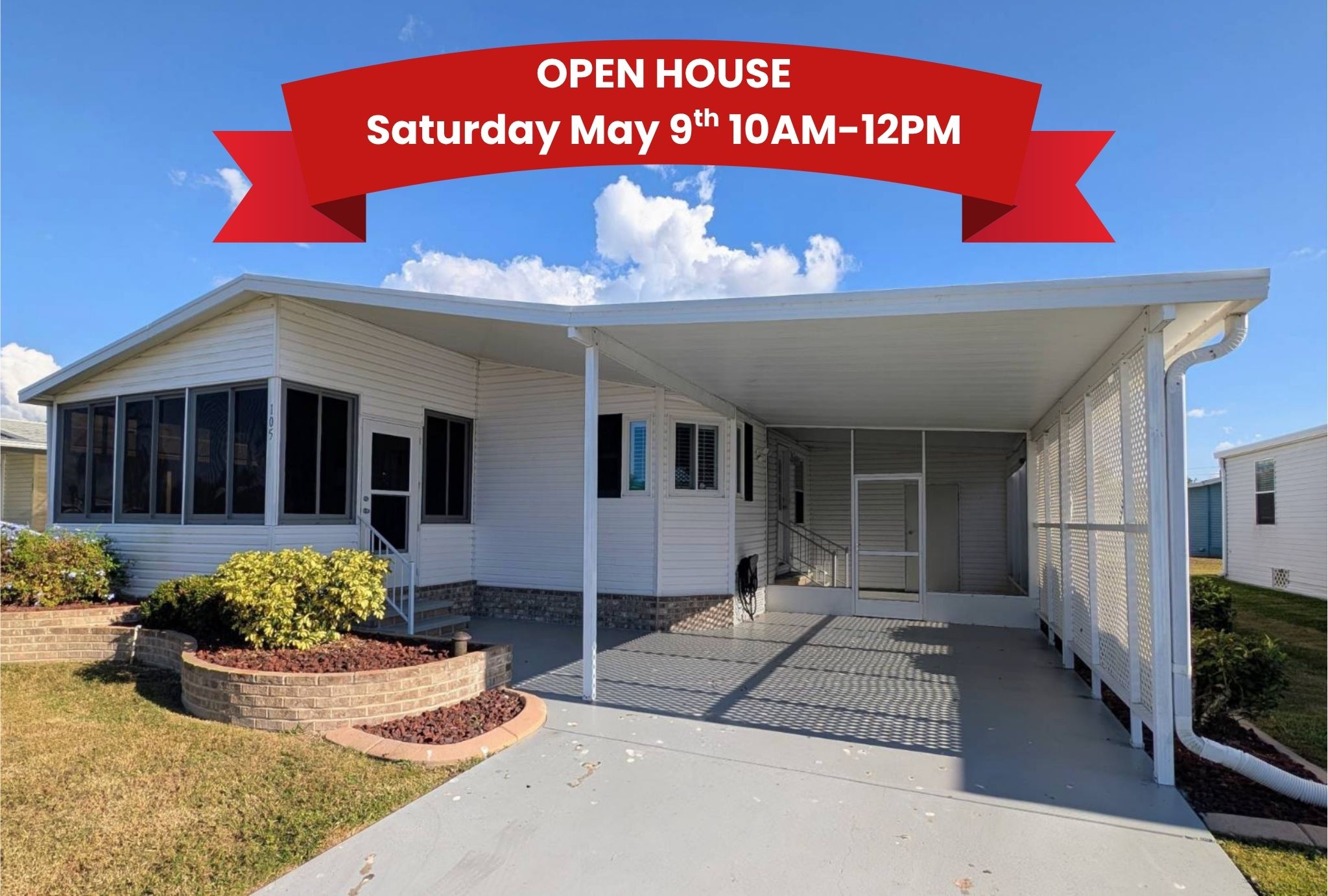 105 Jacaranda Way, Parrish, Florida 34219, 2 Bedrooms Bedrooms, ,2 BathroomsBathrooms,55-Plus Mobile Home,For Sale,Jacaranda Way,4217
