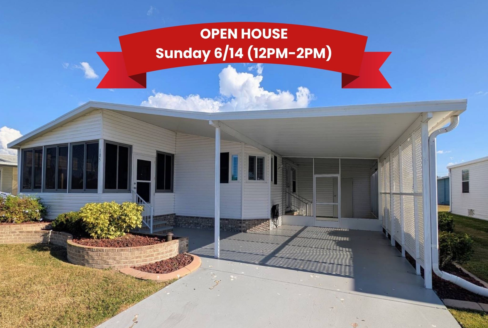 105 Jacaranda Way, Parrish, Florida 34219, 2 Bedrooms Bedrooms, ,2 BathroomsBathrooms,55-Plus Mobile Home,For Sale,Jacaranda Way,4217