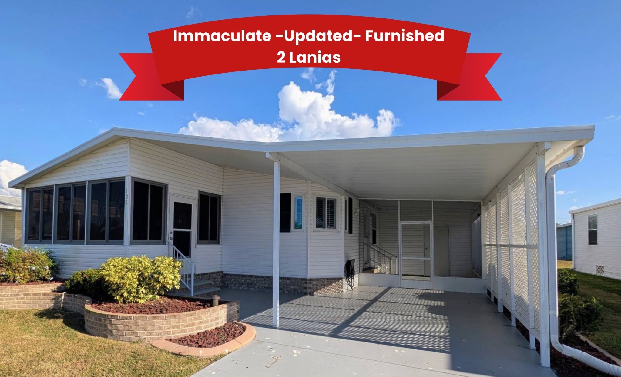 105 Jacaranda Way, Parrish, Florida 34219, 2 Bedrooms Bedrooms, ,2 BathroomsBathrooms,55-Plus Mobile Home,For Sale,Jacaranda Way,4217