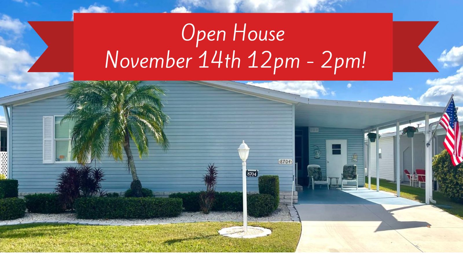 8704 27th Avenue East, Palmetto, Florida 34221, 3 Bedrooms Bedrooms, ,2 BathroomsBathrooms,55-Plus Mobile Home,For Sale,27th Avenue East,4219