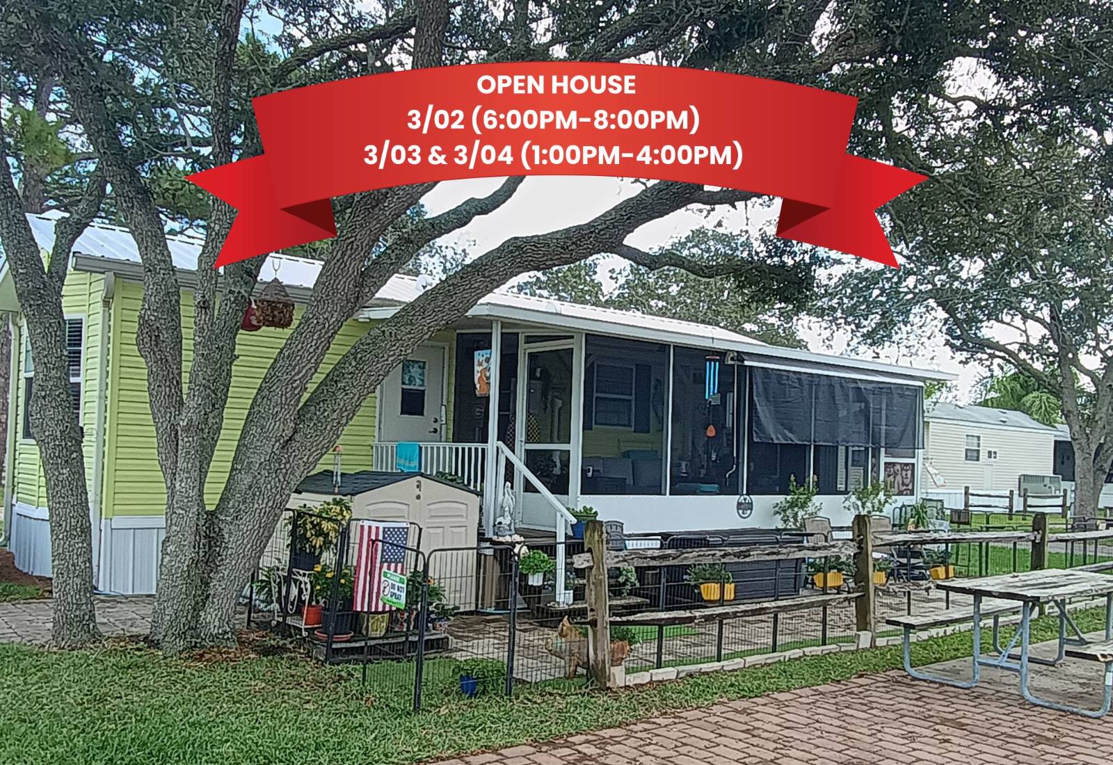 4225 A1A S, Unit E125, St Augustine, Florida 32080, 1 Bedroom Bedrooms, ,1 BathroomBathrooms,All - Age Mobile Home,For Sale,A1A S, Unit E125,4223