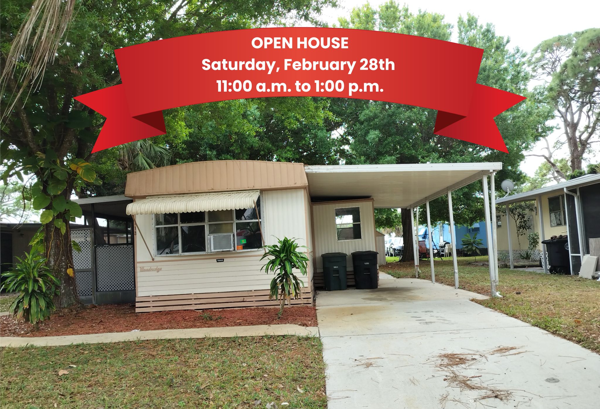 345 E Weatherbee Road, Lot 113, Ft Pierce, Florida 34982, 2 Bedrooms Bedrooms, ,2 BathroomsBathrooms,All - Age Mobile Home,For Sale,E Weatherbee Road, Lot 113,4243