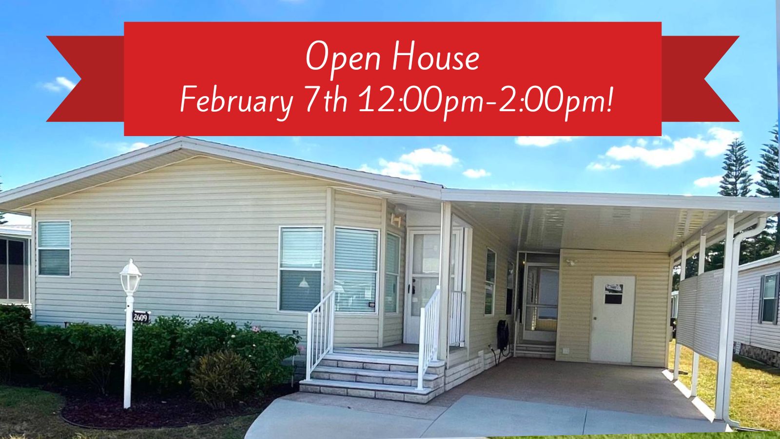 2609 86th Lane E, Palmetto, Florida 34221, 2 Bedrooms Bedrooms, ,2 BathroomsBathrooms,55-Plus Mobile Home,For Sale,86th Lane E,4245