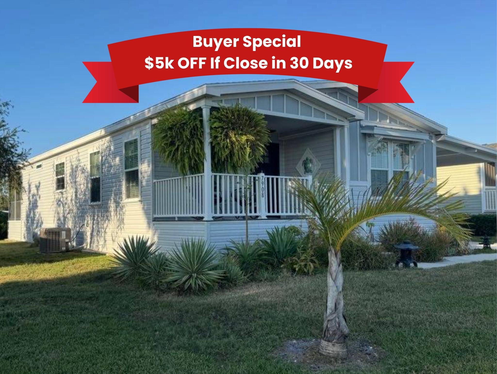 7908 Lakeshore Drive, Ellenton, Florida 34222, 3 Bedrooms Bedrooms, ,2 BathroomsBathrooms,55-Plus Mobile Home,For Sale,Lakeshore Drive,4266