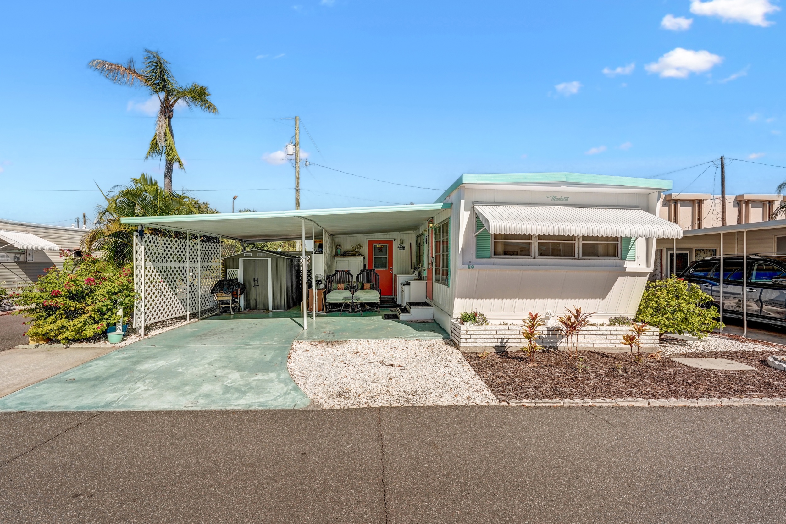 4918 14th St W, Lot B9, Bradenton, Florida 34207, 2 Bedrooms Bedrooms, ,1 BathroomBathrooms,55-Plus Mobile Home,For Sale,14th St W, Lot B9,4268