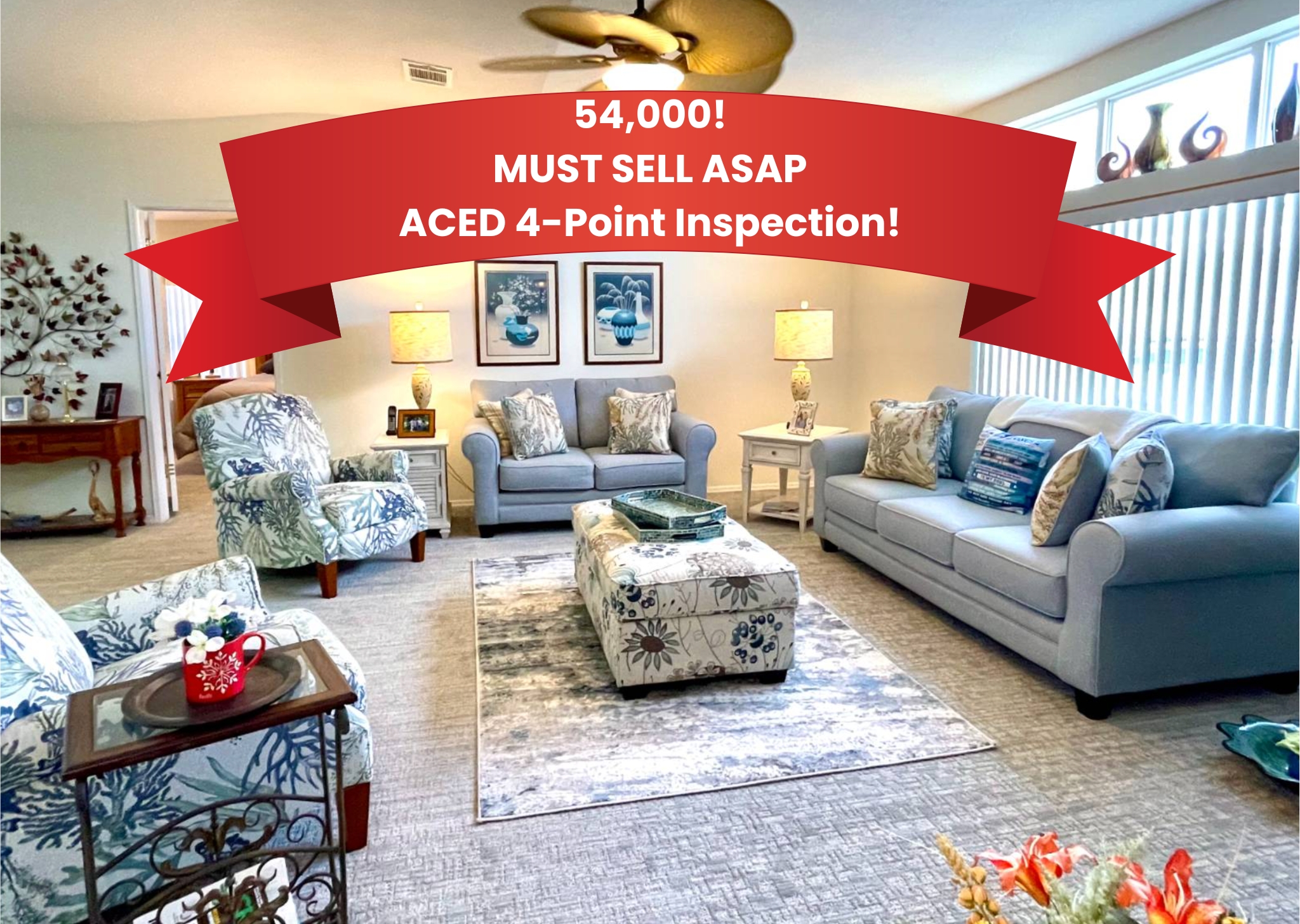 8604 26th Drive E, Palmetto, Florida 34221, 2 Bedrooms Bedrooms, ,2 BathroomsBathrooms,55-Plus Mobile Home,For Sale,26th Drive E,4280