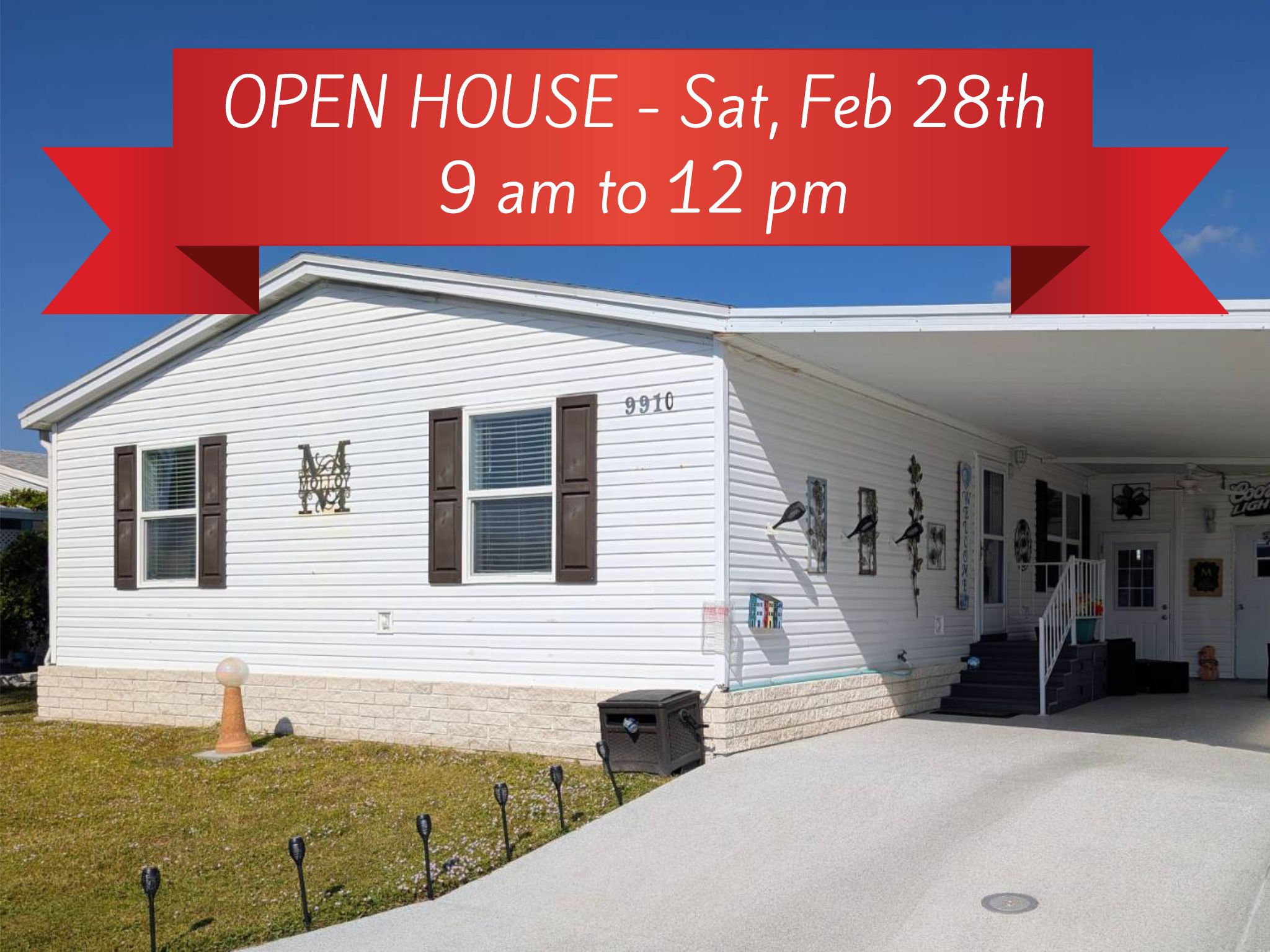 9910 Suncrest St, Parrish, Florida 34219, 3 Bedrooms Bedrooms, ,2 BathroomsBathrooms,55-Plus Mobile Home,For Sale,Suncrest St,4281