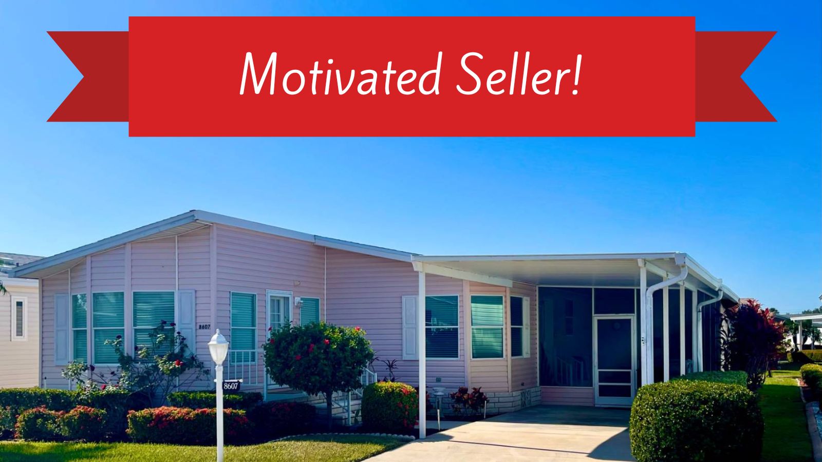 8607 27th Avenue E, Palmetto, Florida 34221, 2 Bedrooms Bedrooms, ,2 BathroomsBathrooms,55-Plus Mobile Home,For Sale,27th Avenue E,4290