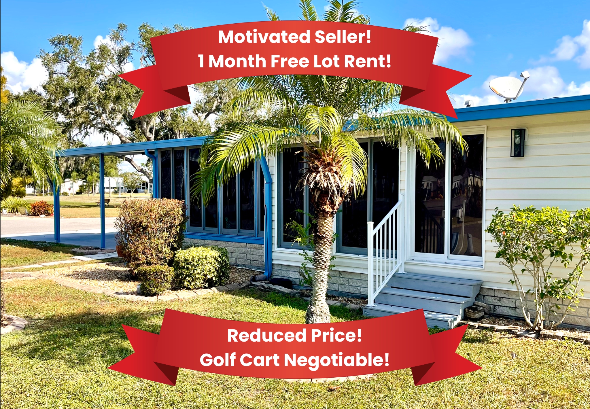 3112 Grapefruit Ln, Ellenton, Florida 34222, 2 Bedrooms Bedrooms, ,2 BathroomsBathrooms,55-Plus Mobile Home,For Sale,Grapefruit Ln,4308