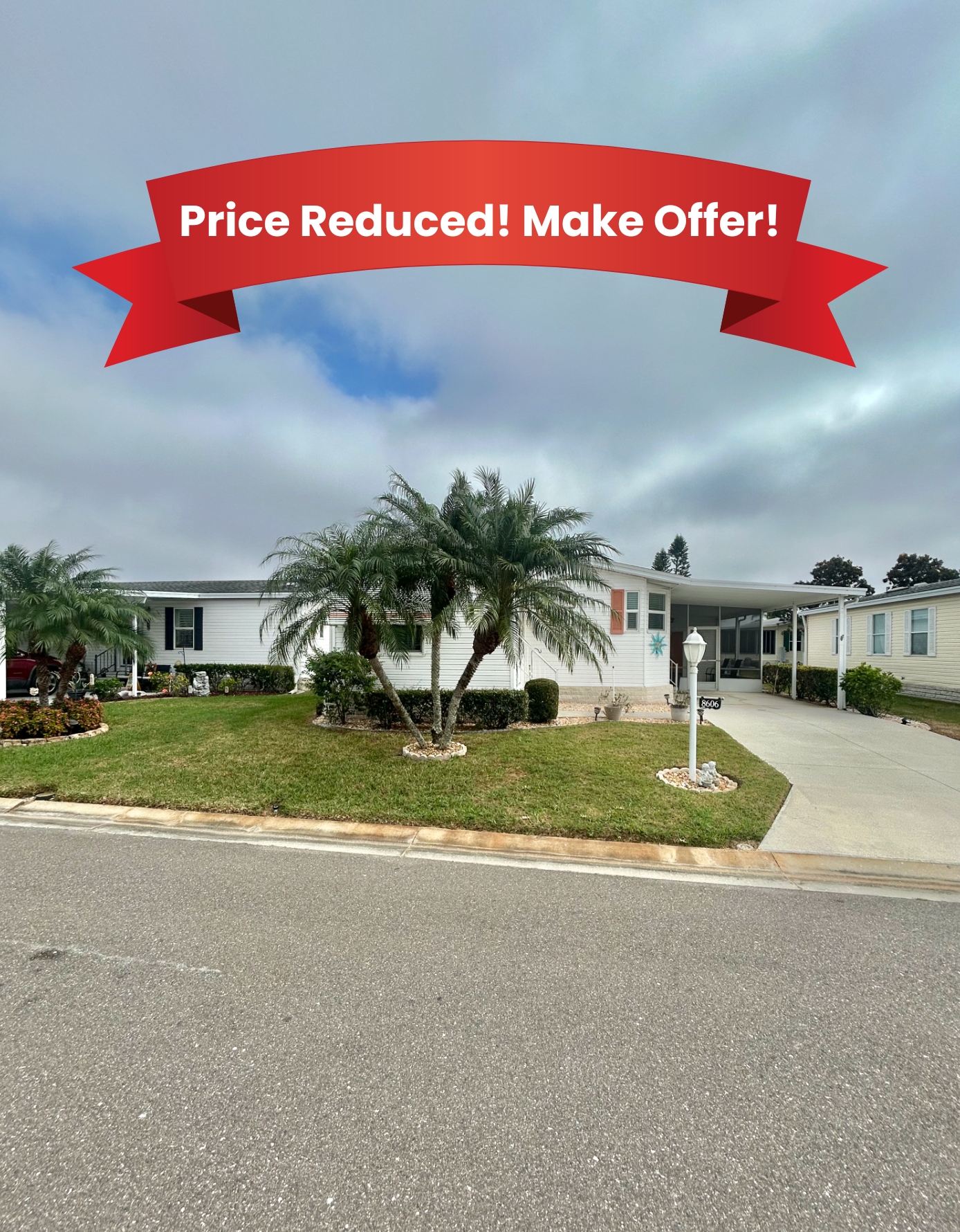 8606 27th Ave E, Palmetto, Florida 34221, 2 Bedrooms Bedrooms, ,2 BathroomsBathrooms,55-Plus Mobile Home,For Sale,27th Ave E,4352