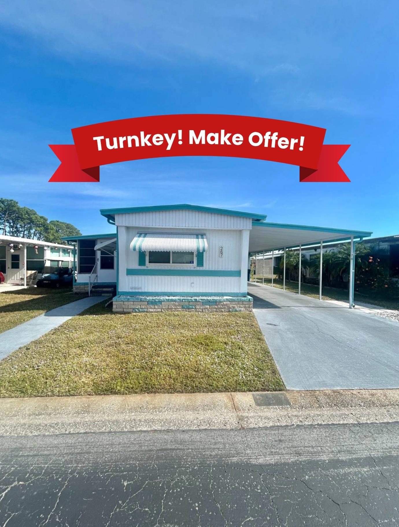 267 Coconut St, Bradenton, Florida 34207, 2 Bedrooms Bedrooms, ,2 BathroomsBathrooms,55-Plus Mobile Home,For Sale,Coconut St,4354