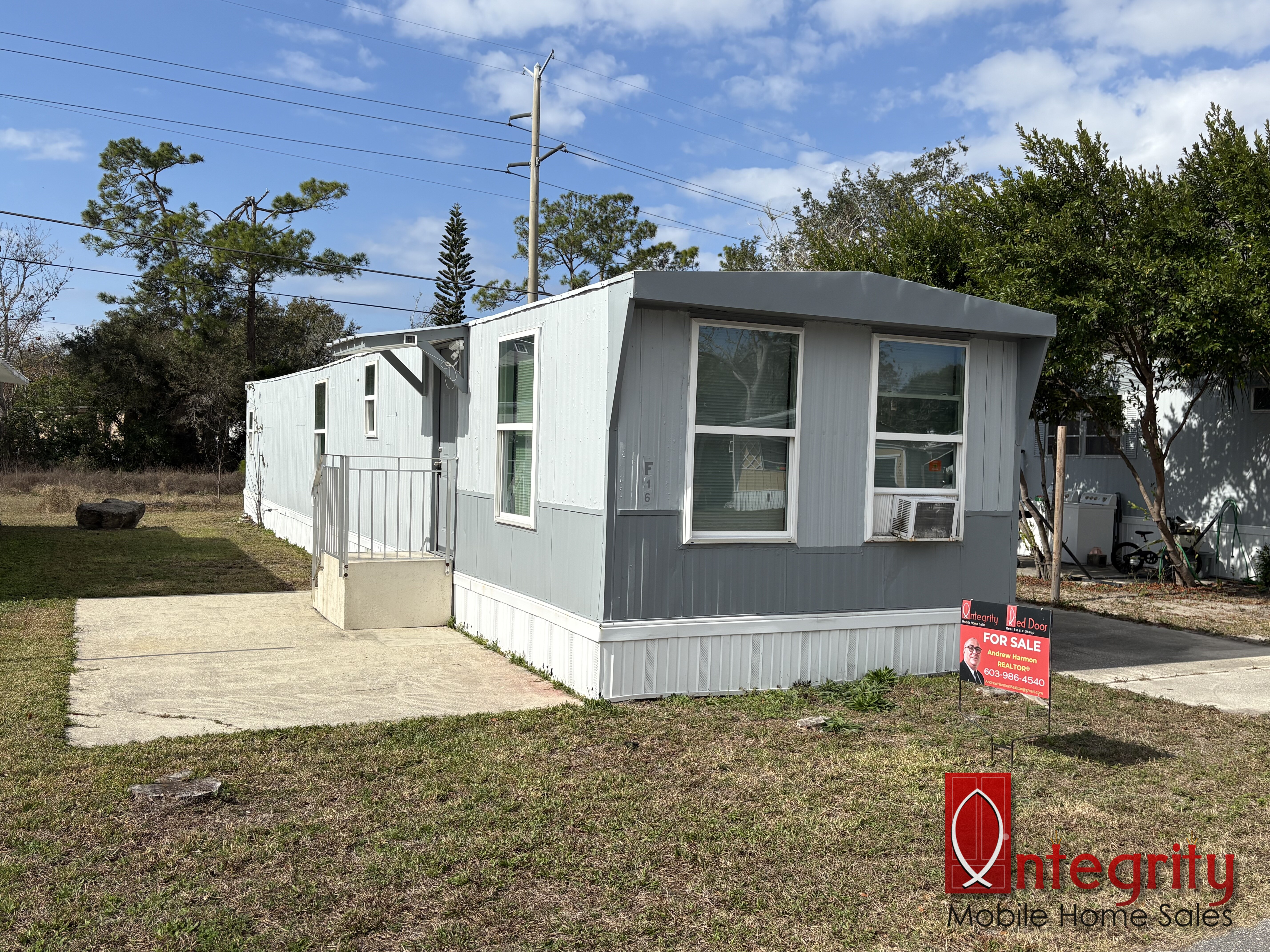 1300 Hand Ave, Lot F16, Ormond Beach, Florida 32174, 2 Bedrooms Bedrooms, ,1 BathroomBathrooms,All - Age Mobile Home,For Sale,Hand Ave, Lot F16,4431