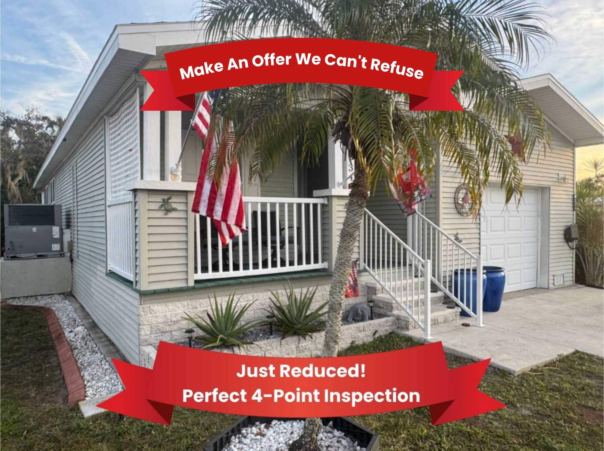 334 Den Helder Ave, Ellenton, Florida 34222, 2 Bedrooms Bedrooms, ,2 BathroomsBathrooms,55-Plus Mobile Home,For Sale,Den Helder Ave,4433